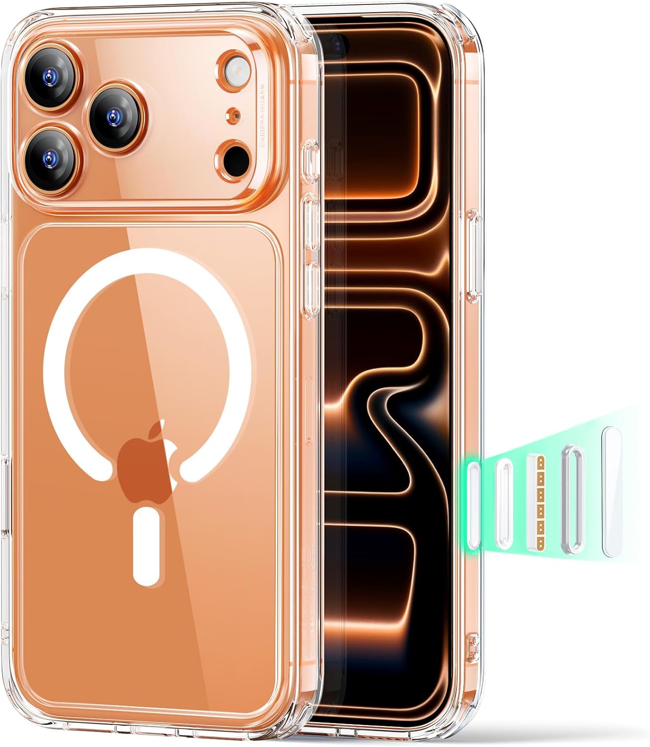 ESR for iPhone 17 Pro Max Case, Camera Control, Compatible with MagSafe, Shockpr...