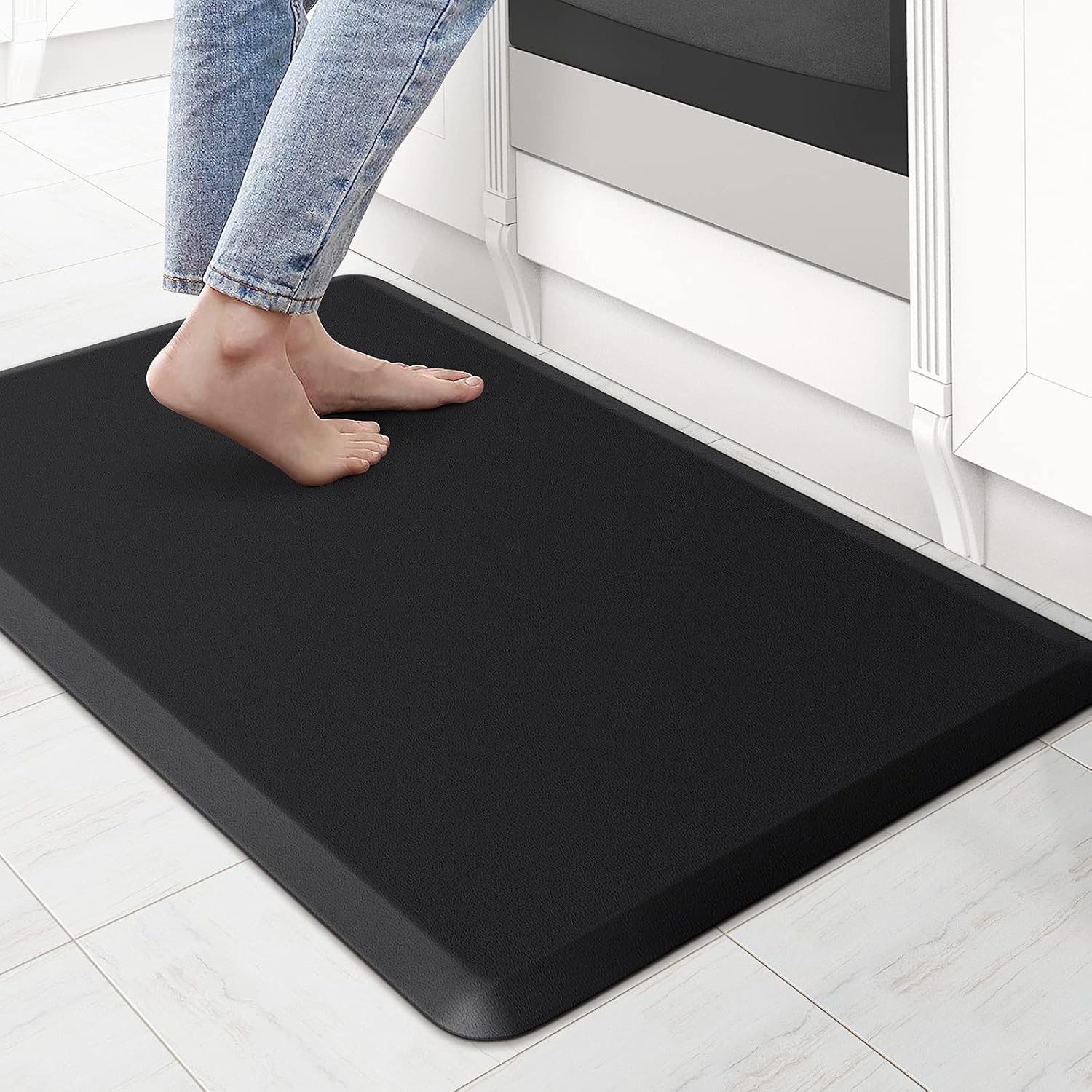 KitchenClouds Kitchen Mat Cushioned Anti Fatigue Rug 17.3"x28" Waterproof, Non S...