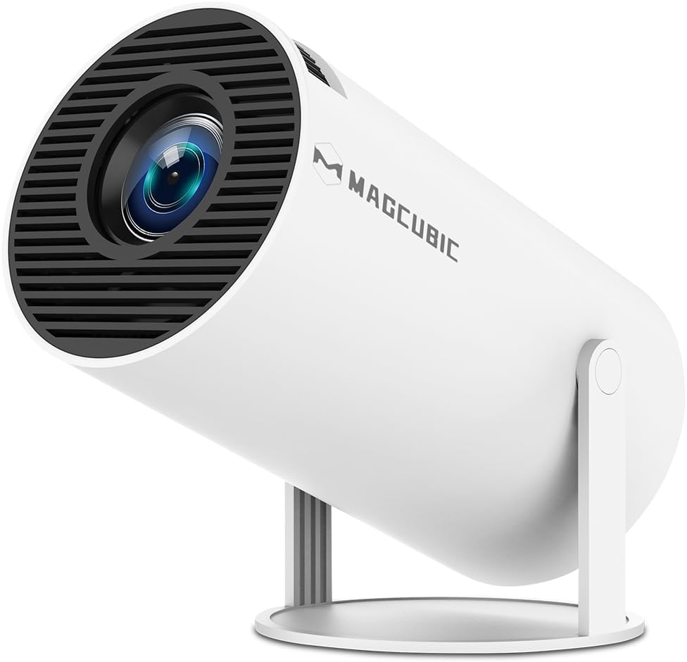 Upgrade HY300PRO Mini Projector with WiFi and Bluetooth, 4K Support Smart Portab...