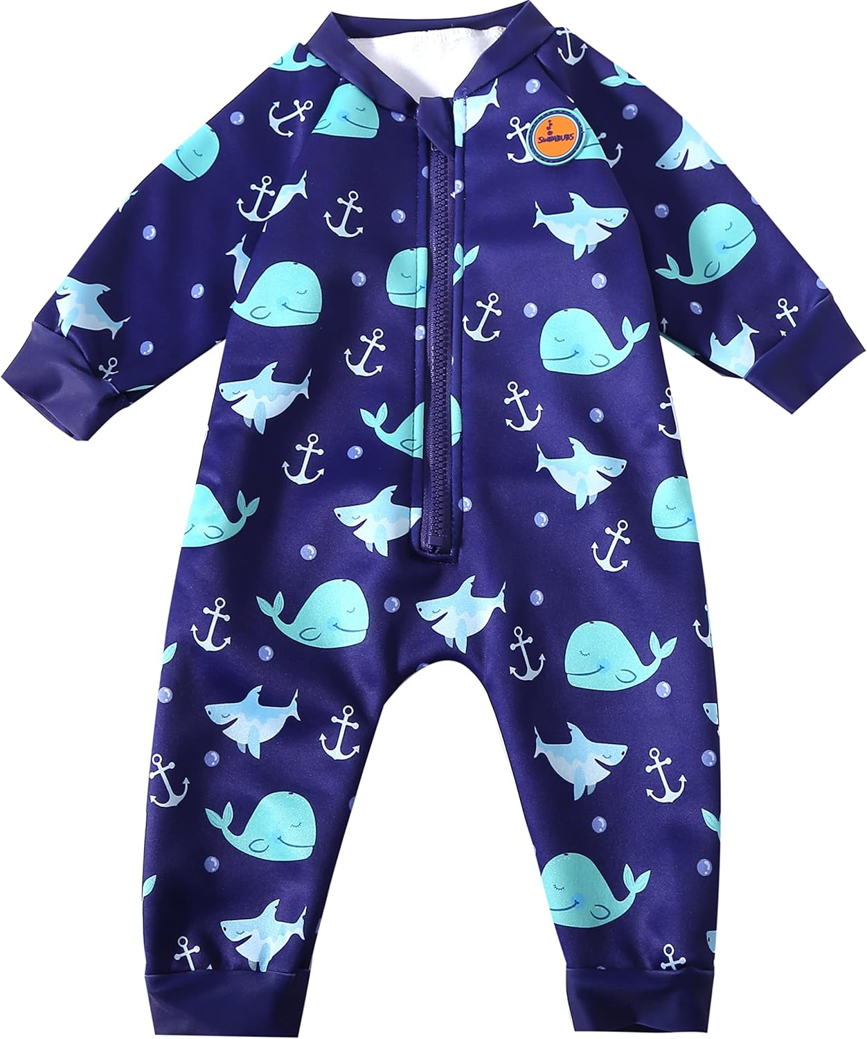 Swimbubs Baby Swimming Warm Suit Boys Fleece Lined Wetsuit Girls UV UPF50 Sun Pr...