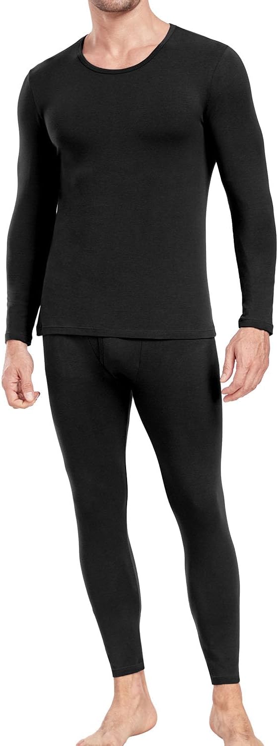 High-Quality wirarpa Men's Thermal Underwear Set, Special Warm Base Layer, Affor...
