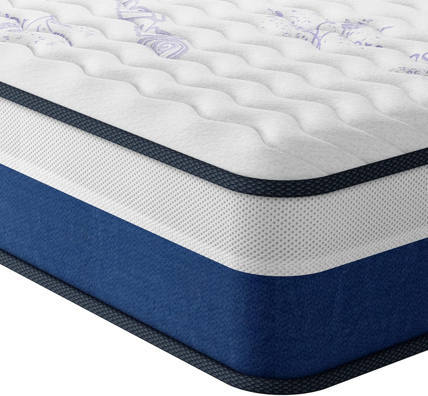 Vesgantti Double Mattress, 10 Inch Hybrid Mattress Double Size with Breathable M...