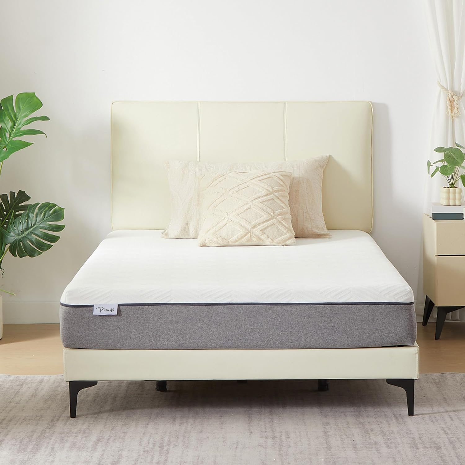Full Mattress, Innovative 6 Inch Memory Foam Mattress in a Box with Removable Wa...