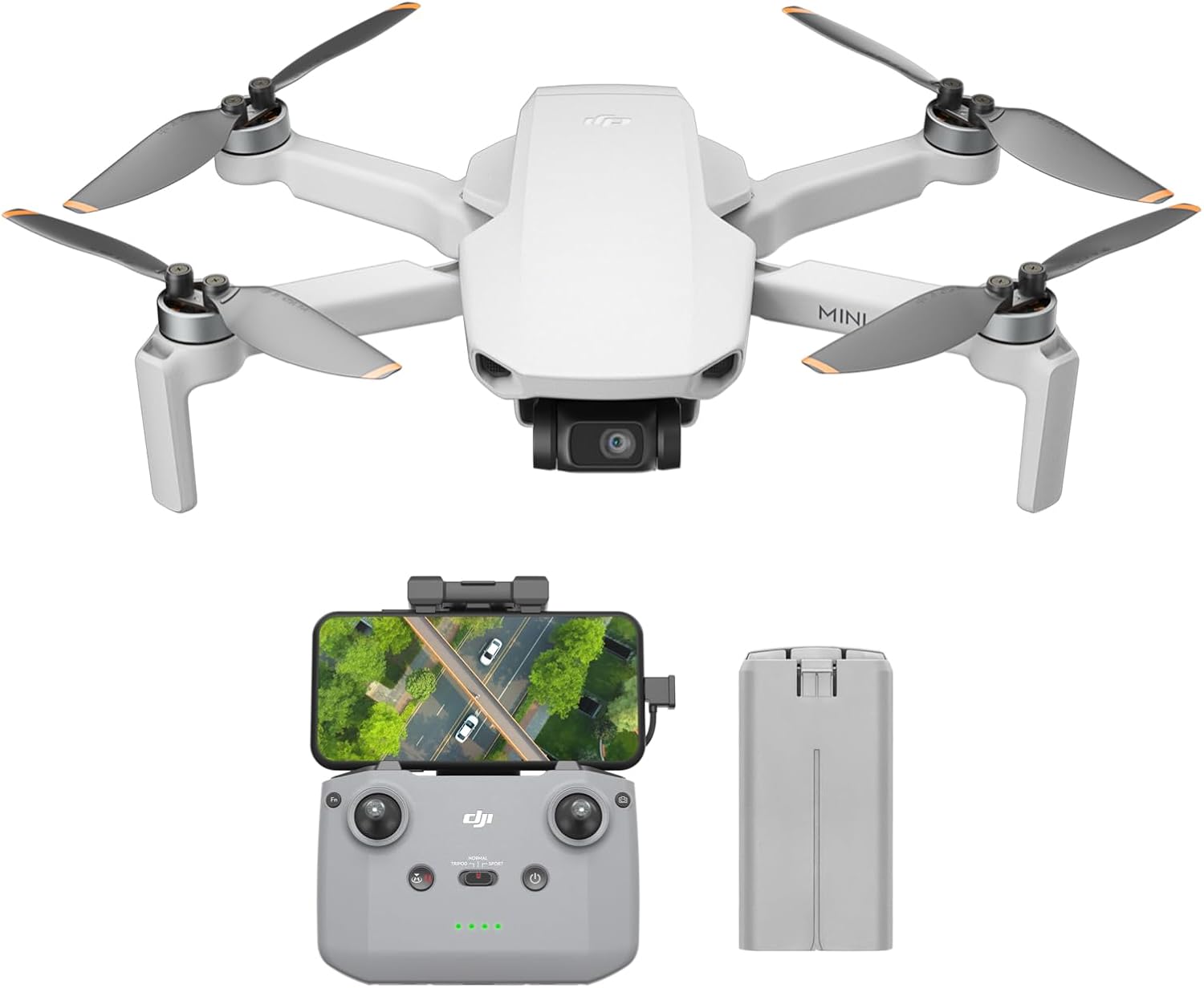 DJI Mini 4K, Drone with Camera 4K Professional, Under 249 g, 3-Axis Gimbal Stabi...