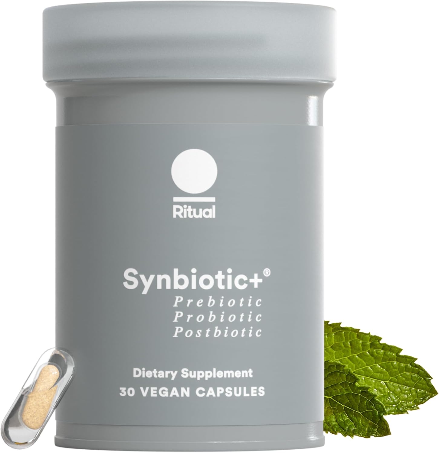 Ritual Synbiotic+ Probiotic, Prebiotic, Postbiotic, 3-in-1 Supplement for Gut He...