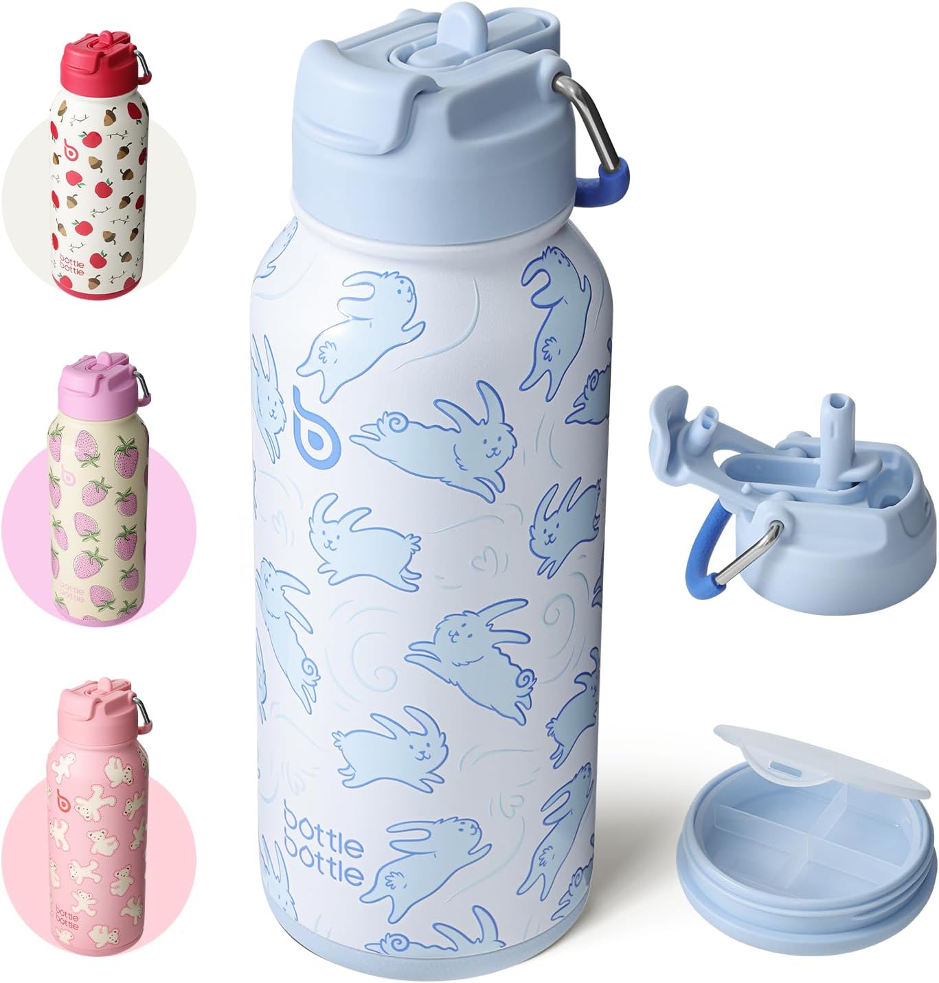 High-Quality BOTTLE BOTTLE Insulated Water Bottle, Versatile Stainless Steel Spo...