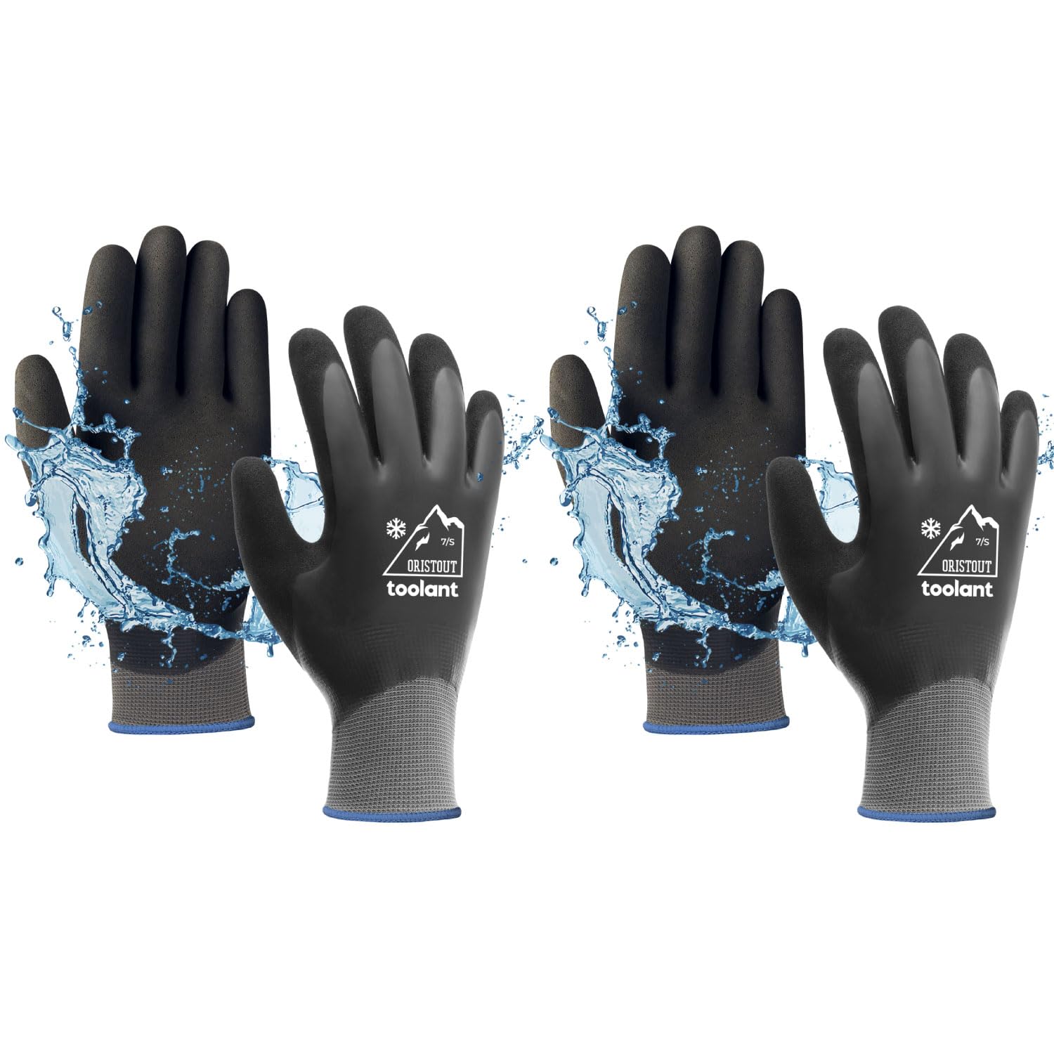 Waterproof Winter Work Gloves, Special Touchscreen Gloves for Men and Women, Inn...