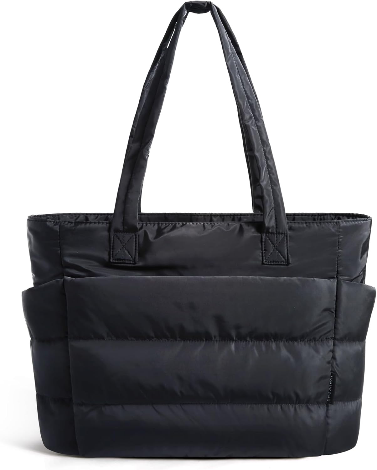 BAGSMART Tote Bag for Women, Lightweight Puffy Tote Bag with Compartments Should...