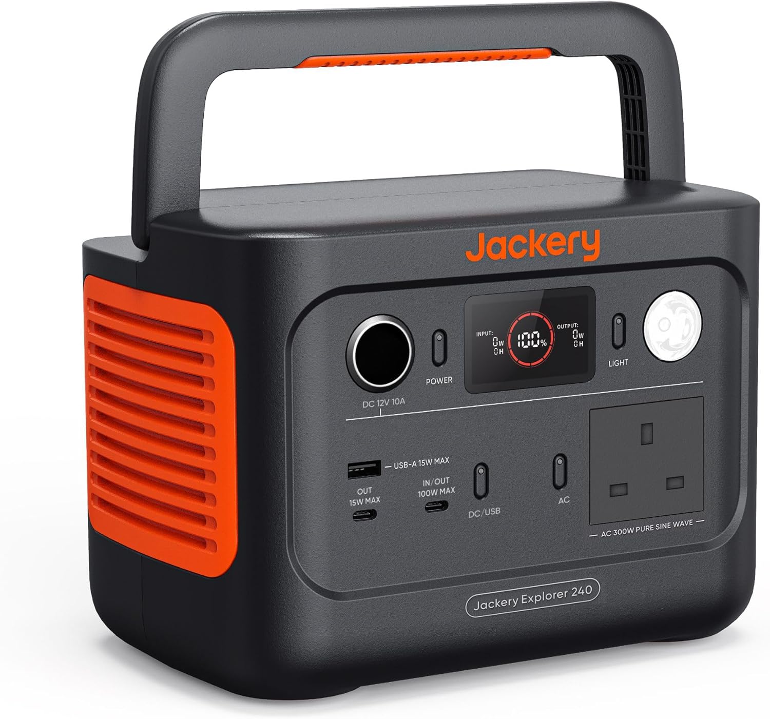 Jackery Explorer 240 v2 Portable Power Station 2024 New Version, 256Wh LiFePO4 B...