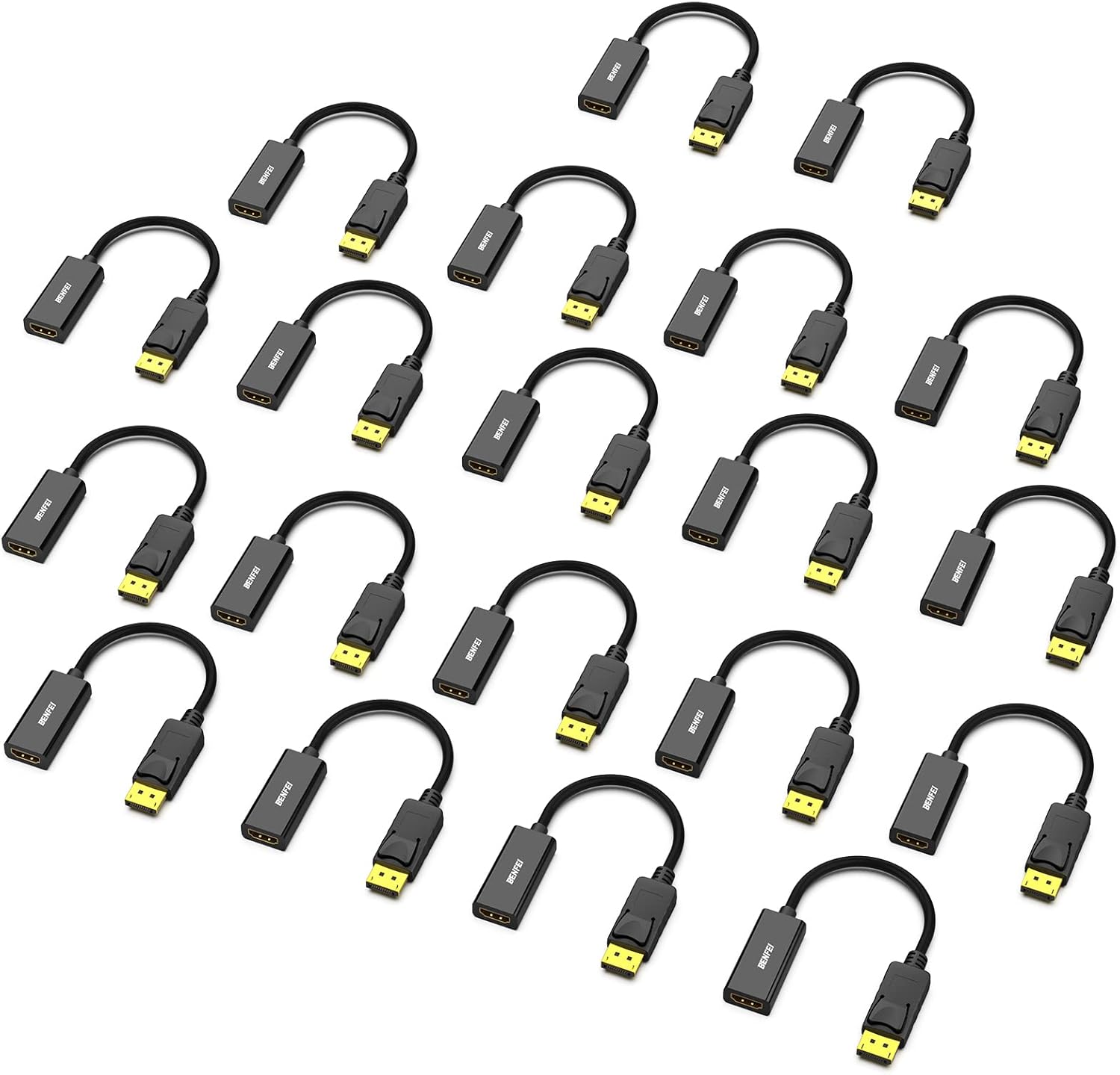 BENFEI Displayport to HDMI Adapter 20 Pack, Dp(Display Port) Male to Hdmi Female...