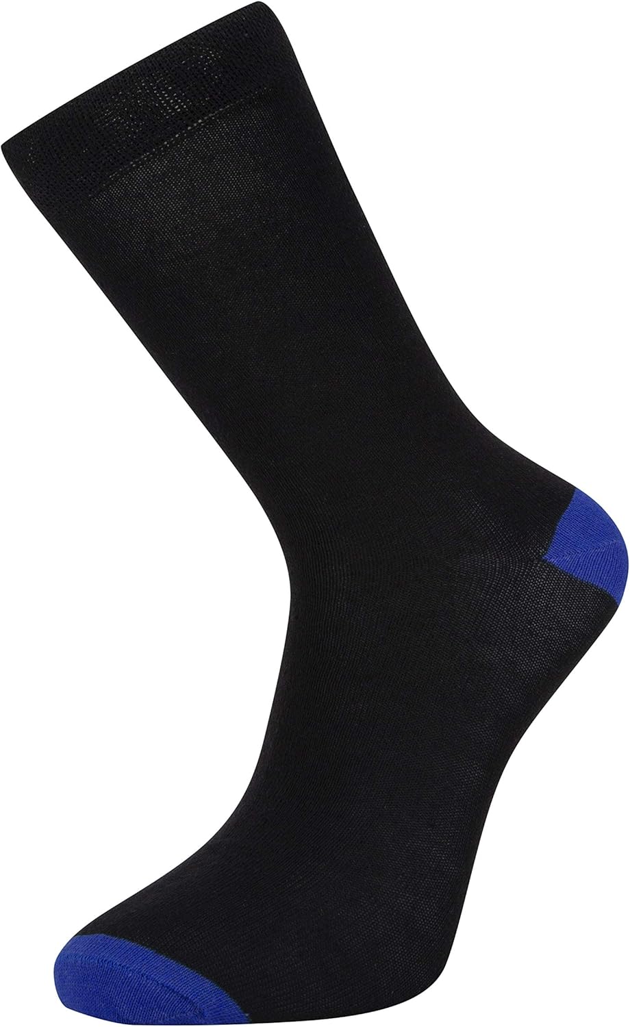 Black Socks for Men in Heel and Toe Style, Men’s Socks, 12 Pairs One Size 12 Pai...
