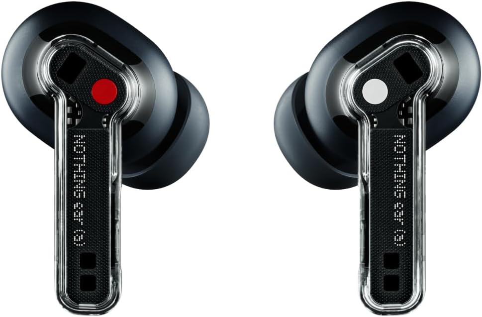 Nothing Ear (a) Wireless Earbuds, 45dB Hybrid Noise Cancelling Earbuds, Hi-Res A...