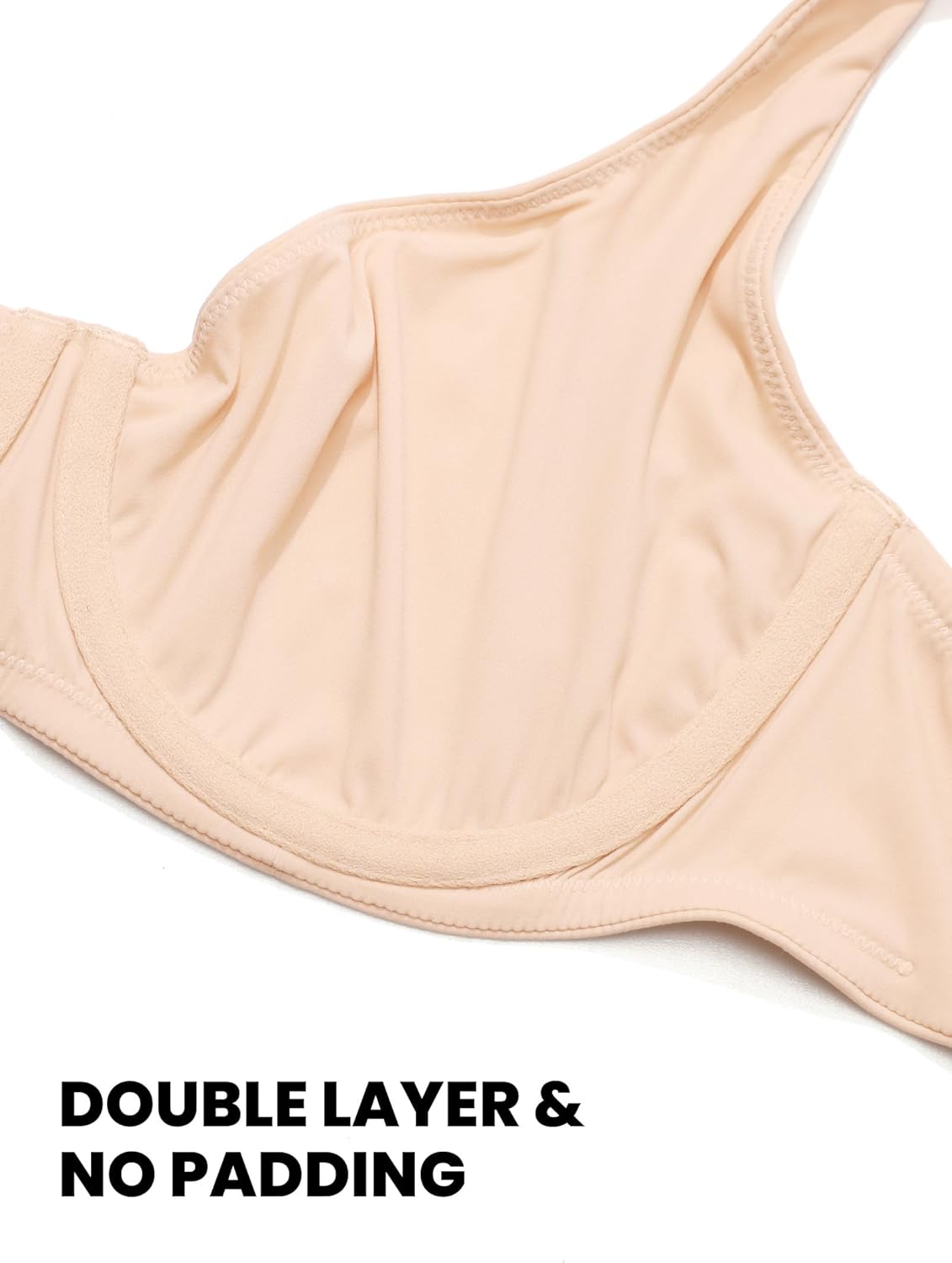 DOBREVA Women's Bra, Special Balconette Bra with Underwire Supportive Features,...