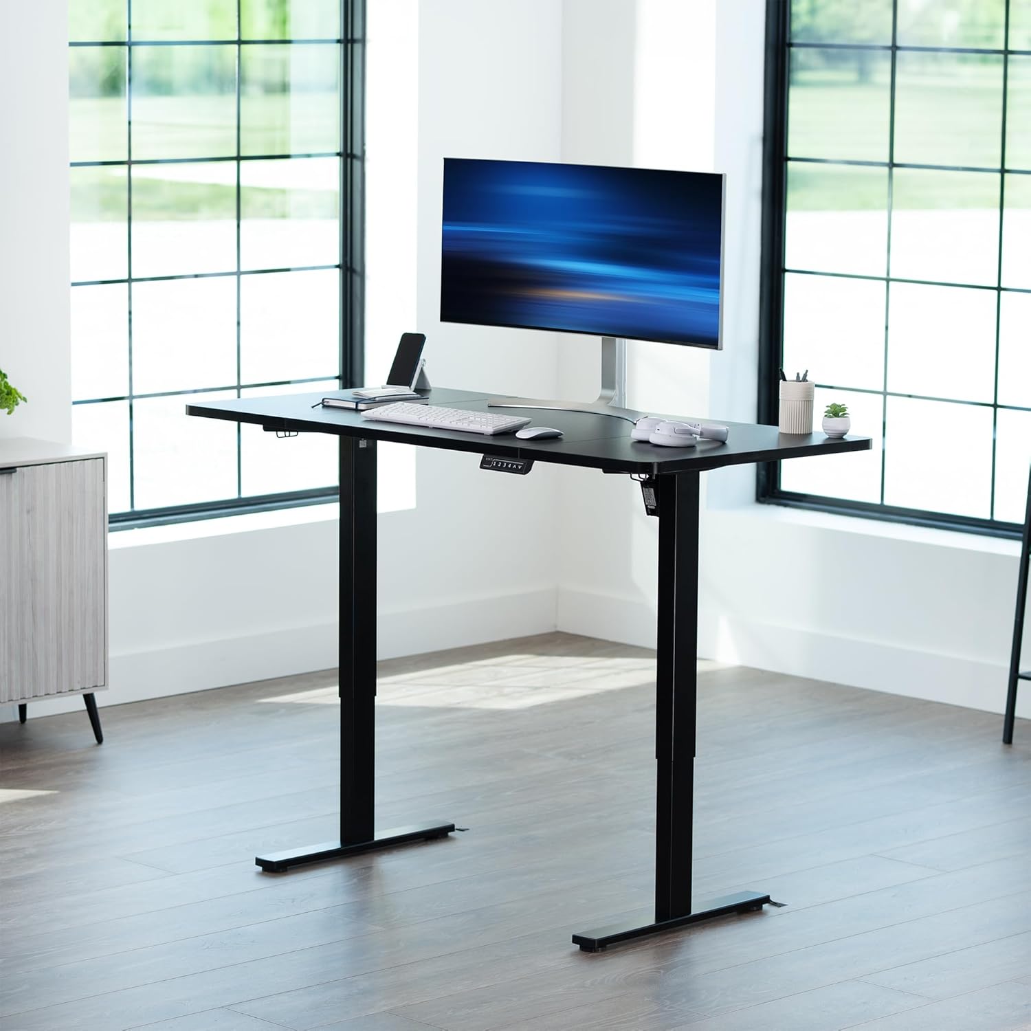 VIVO Electric 60 x 30 in Standing Desk, Memory Height Adjustment, 1B Series, Hol...