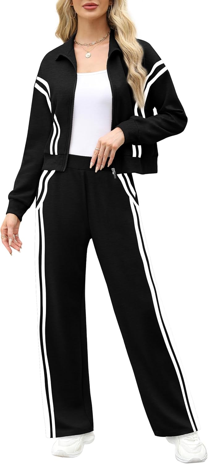 Stylish XIEERDUO Lounge Sets for Women, Premium Sweatsuit 2 Piece Outfits, Comfo...