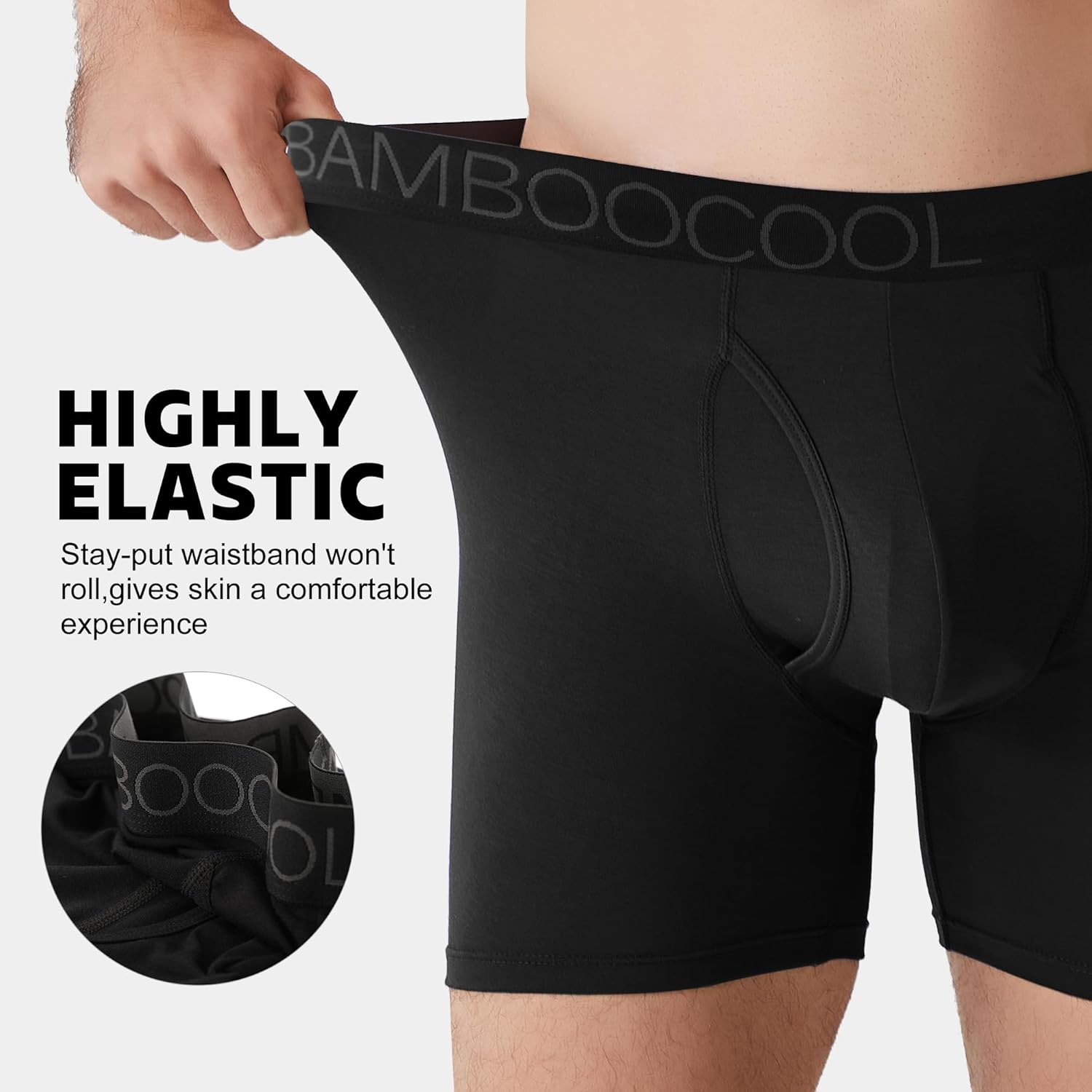 BAMBOO COOL Breathable Men's Underwear Modern Multipack Comfortsoft Moisture-Wic...