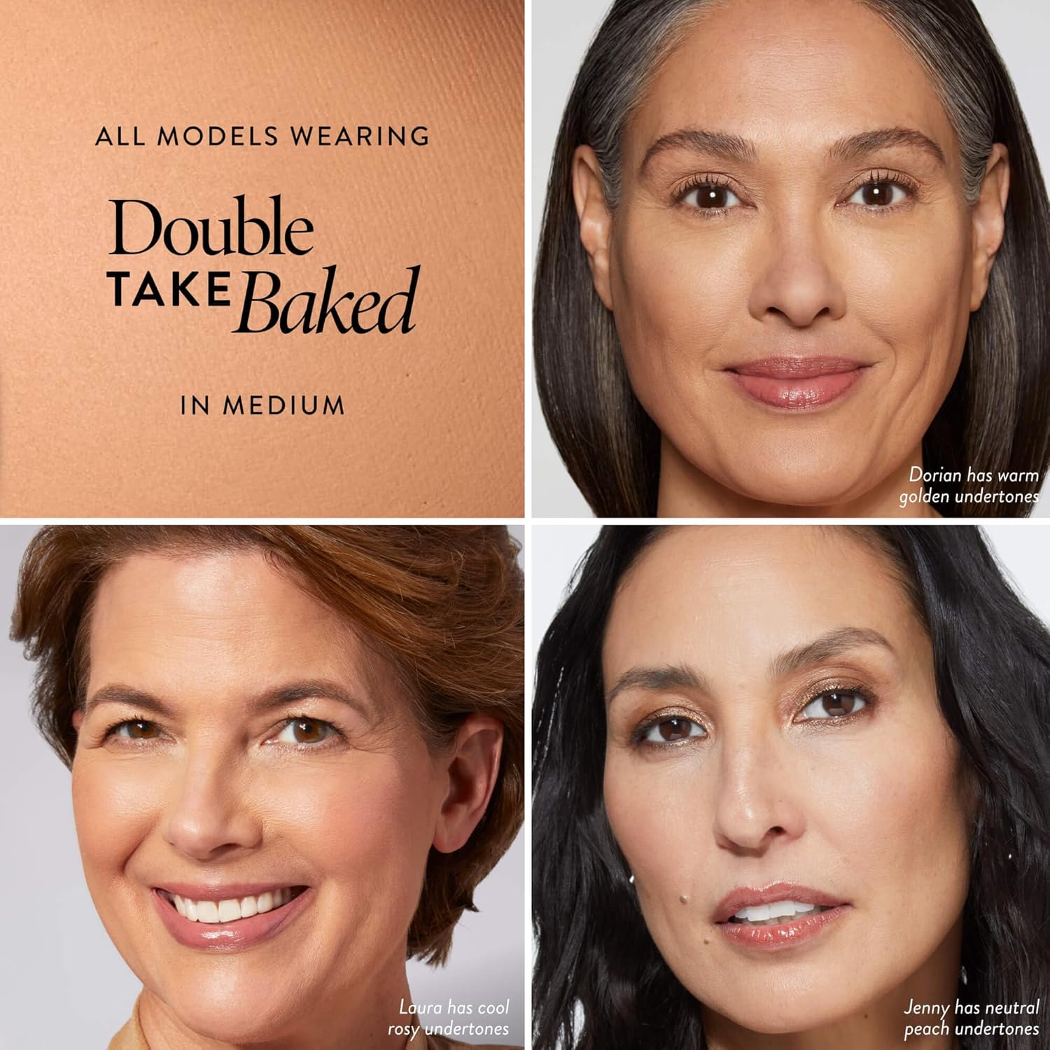 LAURA GELLER NEW YORK Baked Double Take Powder Foundation - Medium - Buildable M...