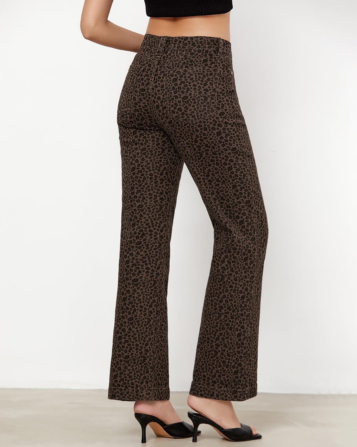 Unique GRAPENT Womens Flare Jeans, Special High Waisted Wide Leg Jeans, Innovati...