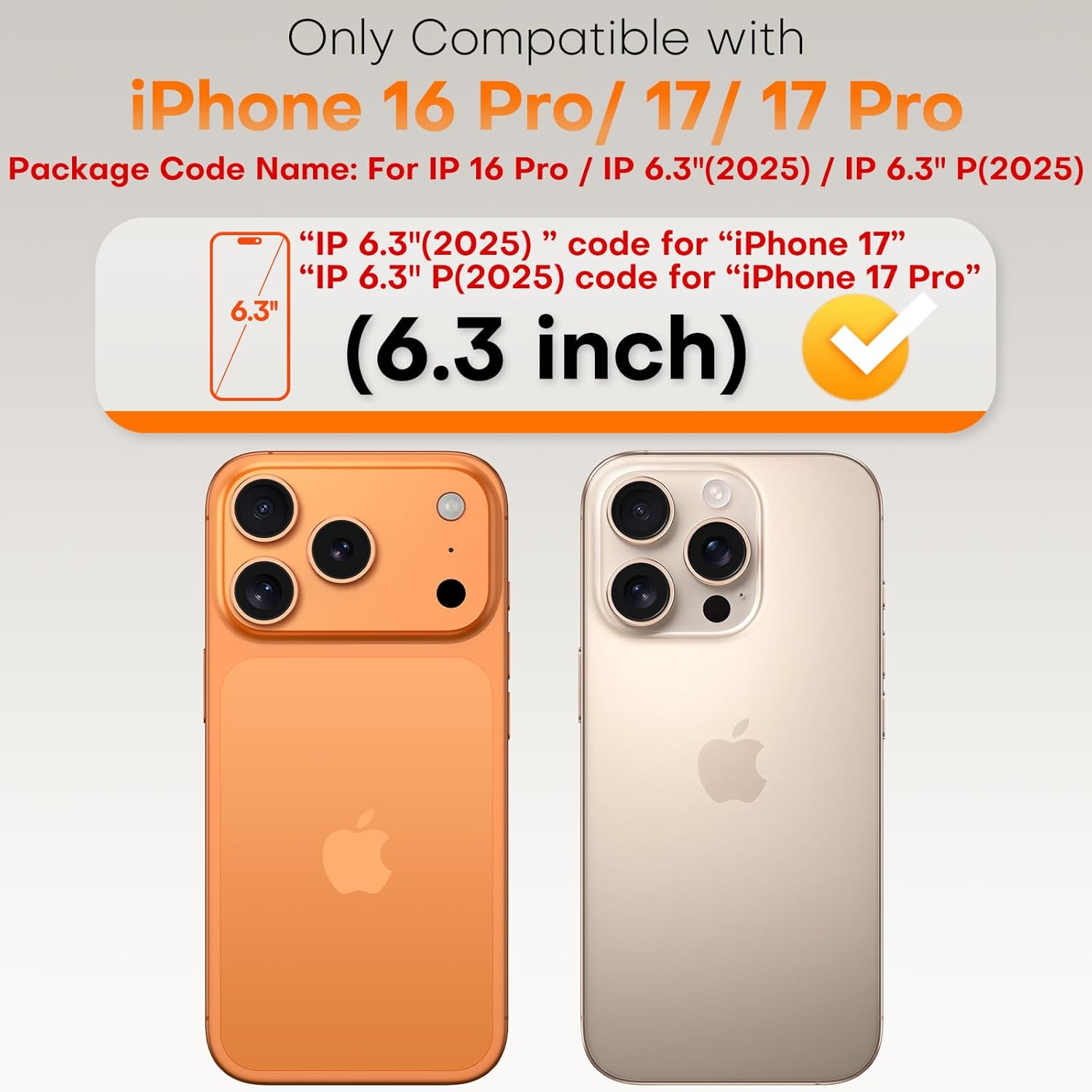 TOCOL 2 Pack Screen Protector for iPhone 17 / iPhone 16 Pro, Instant Installatio...