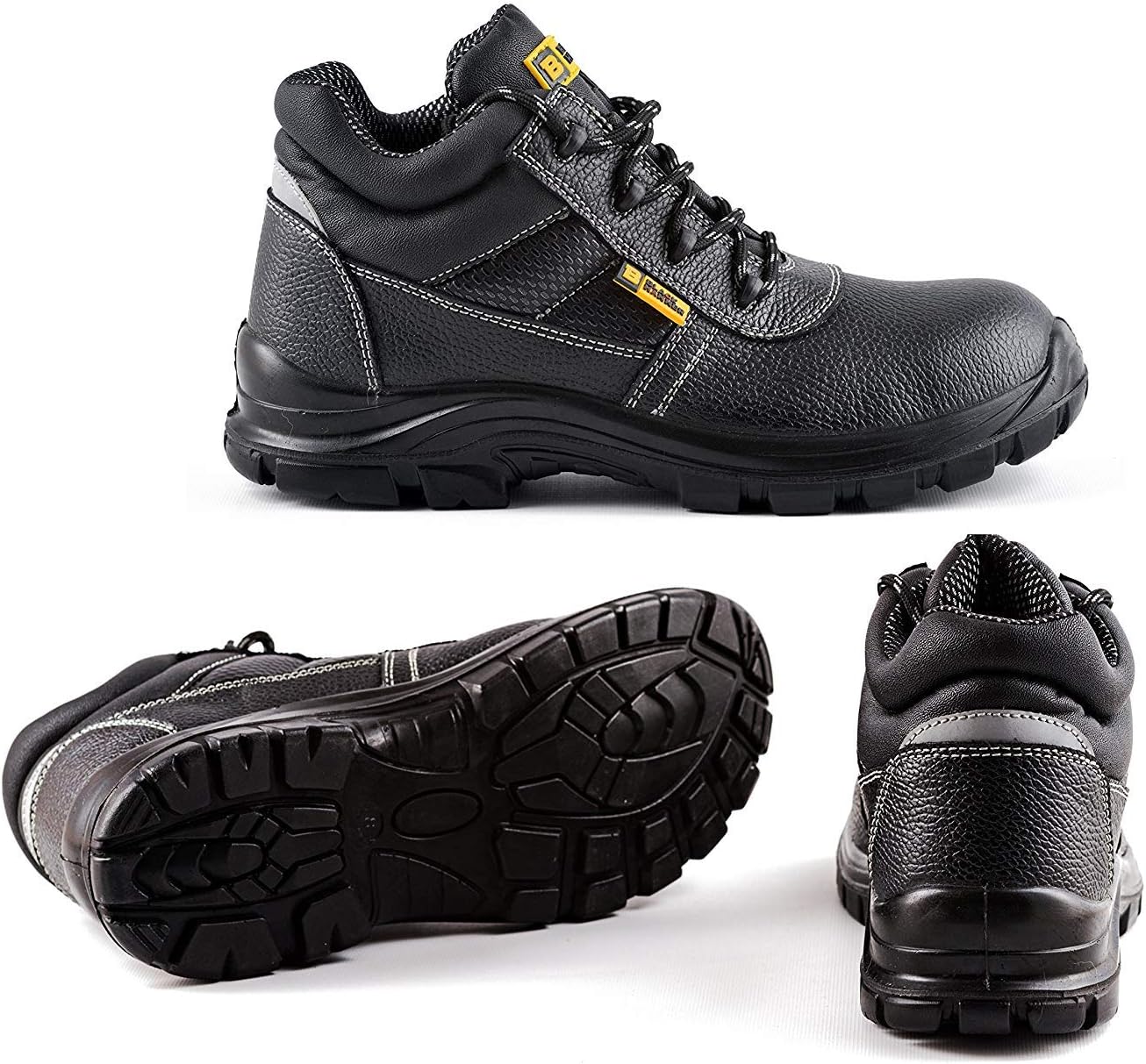 Black Hammer Safety Boots, Special Waterproof Steel Toe Caps Work Shoes, Innovat...
