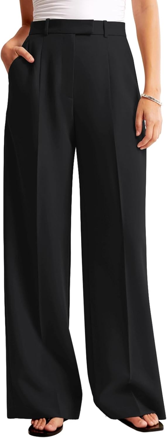 NIMIN Women Wide Leg Pants, Special High Waisted Business Casual Work Trousers,...