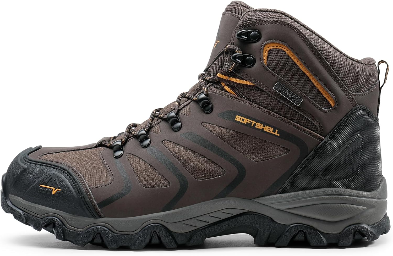NORTIV 8 Men's Ankle High Waterproof Hiking Boots Outdoor Lightweight Shoes Trek...