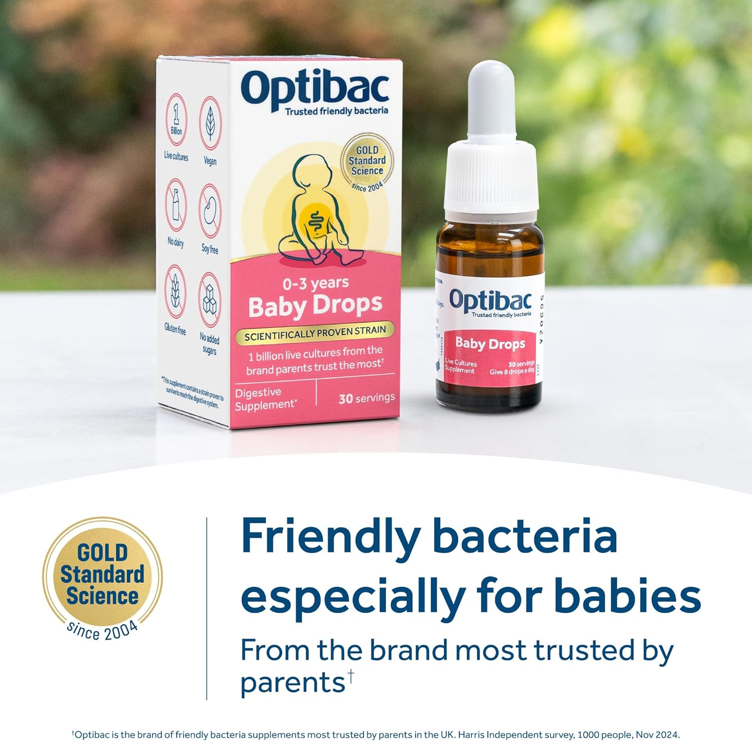 Optibac Probiotics Baby Drops - Vegan Baby Probiotics - Most Trusted by Parents...