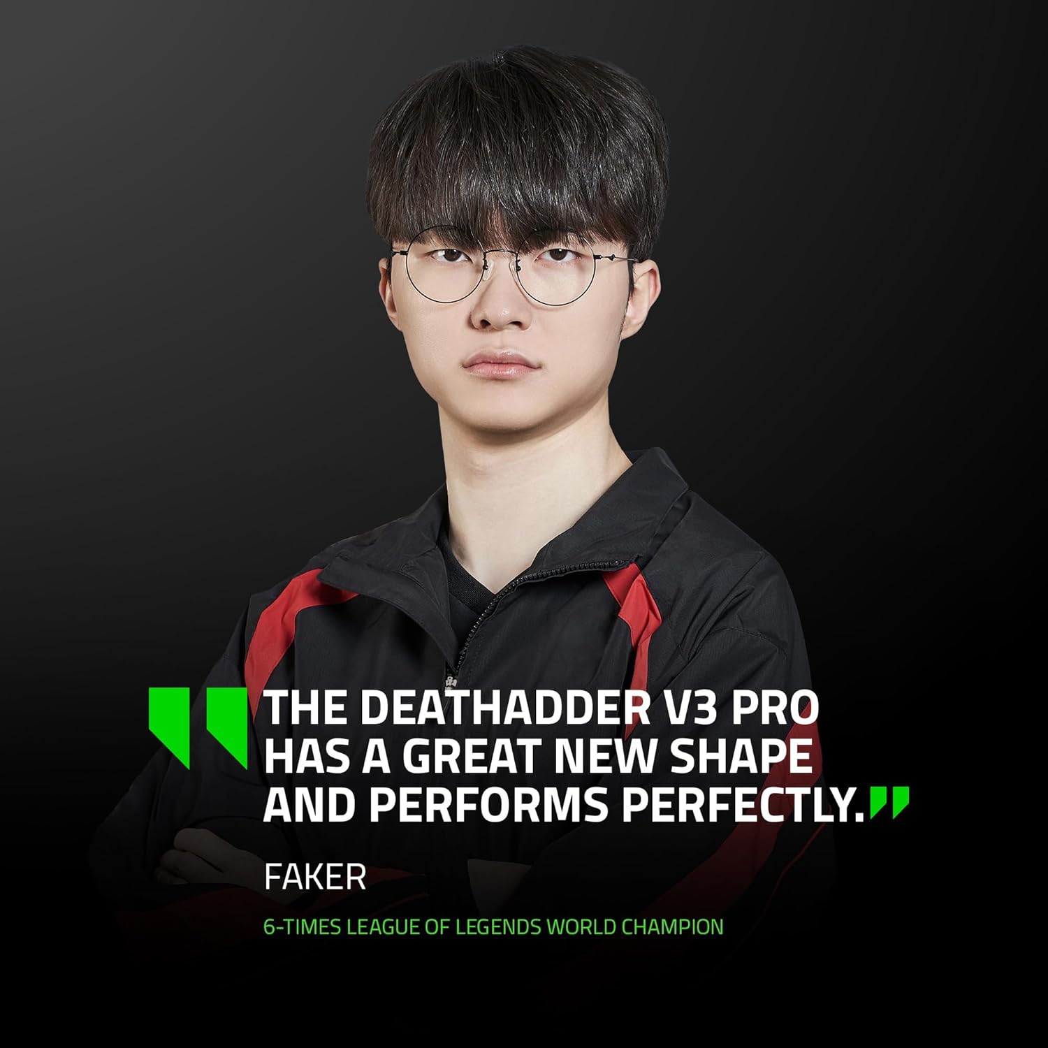 Razer DeathAdder V3 Pro - Lightweight Wireless Ergonomic Esports Mouse (63g Ligh...