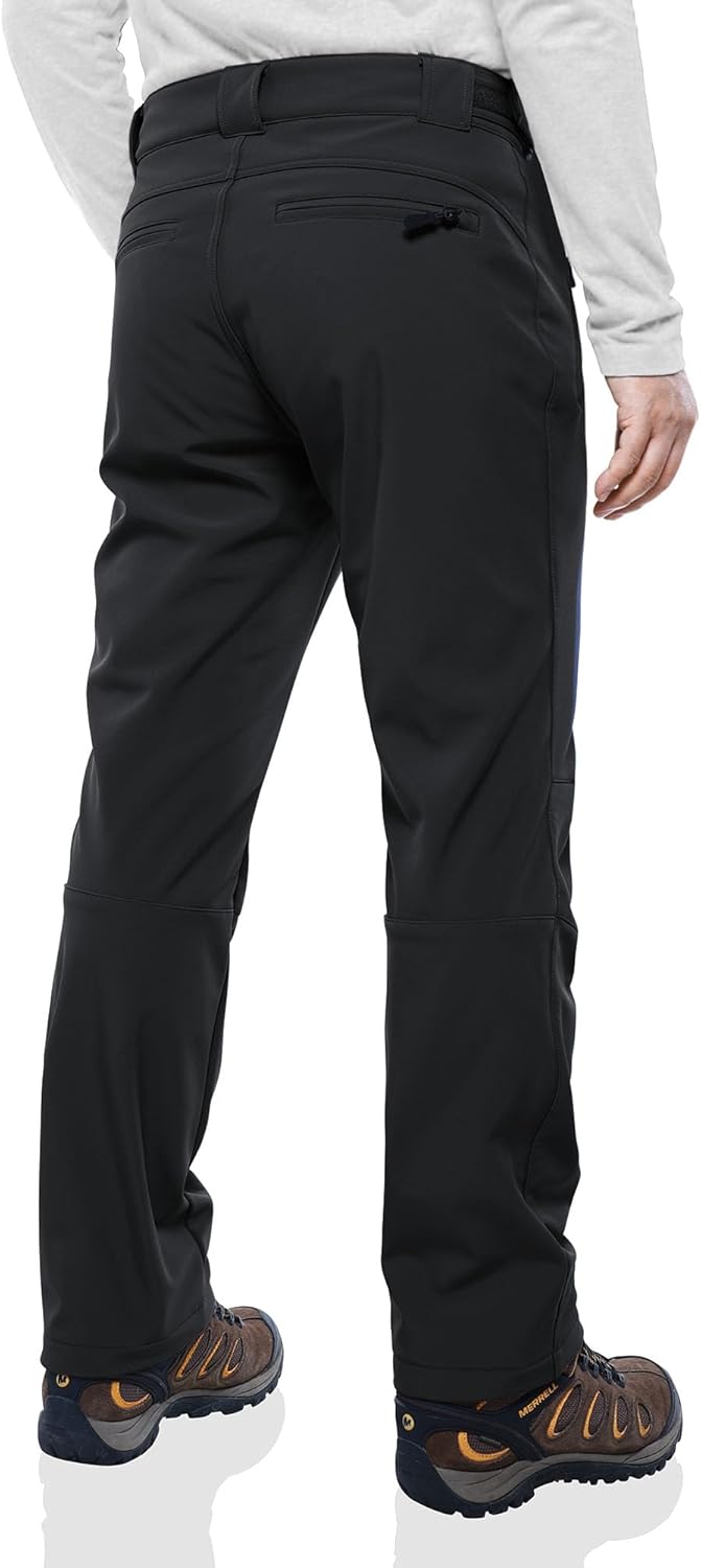 Outdoor Ventures Mens Waterproof Trousers Warm Fleece Lined Ski Snow Hiking Pant...