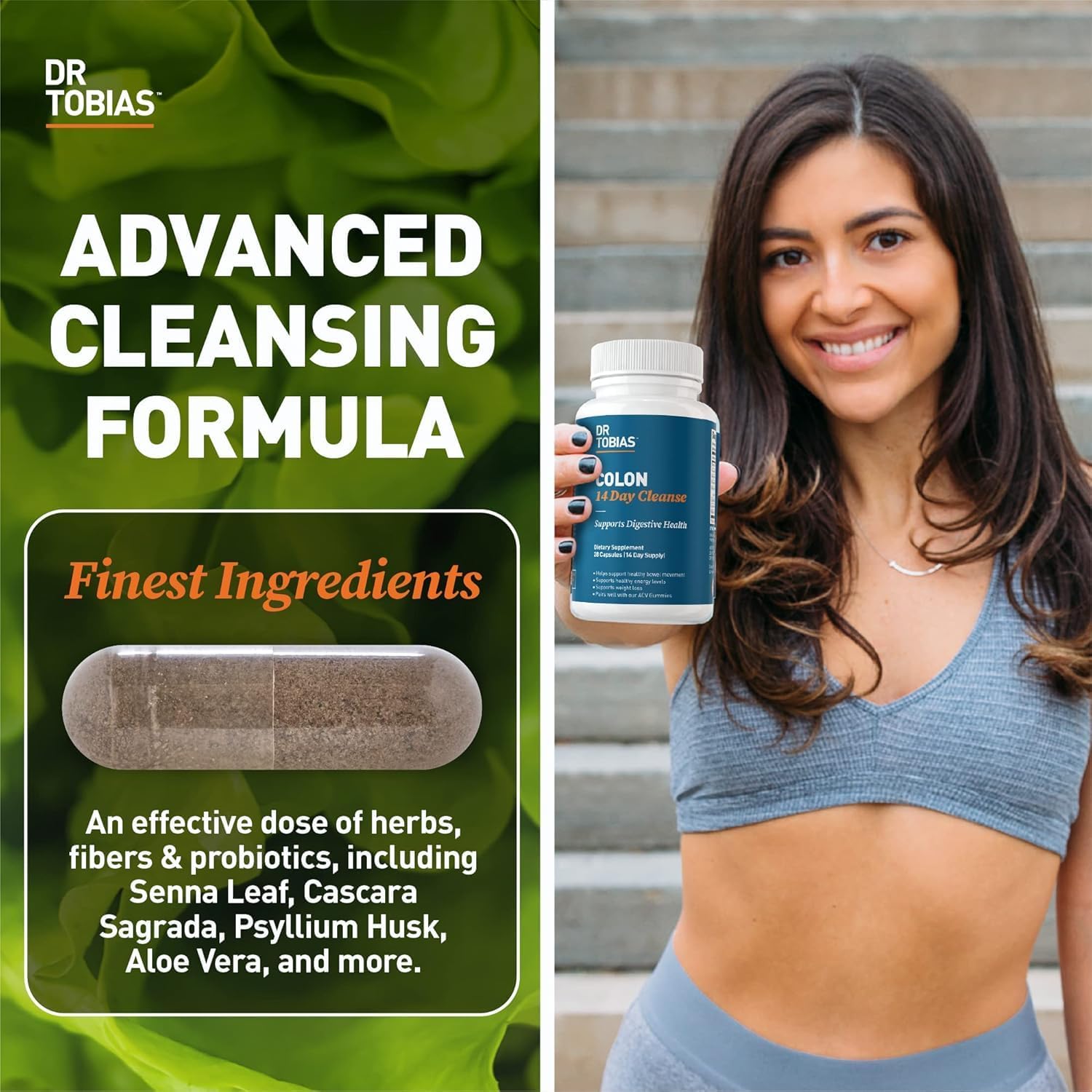 Dr. Tobias Colon 14 Day Cleanse, Advanced Gut Cleanse Detox for Women & Men with...