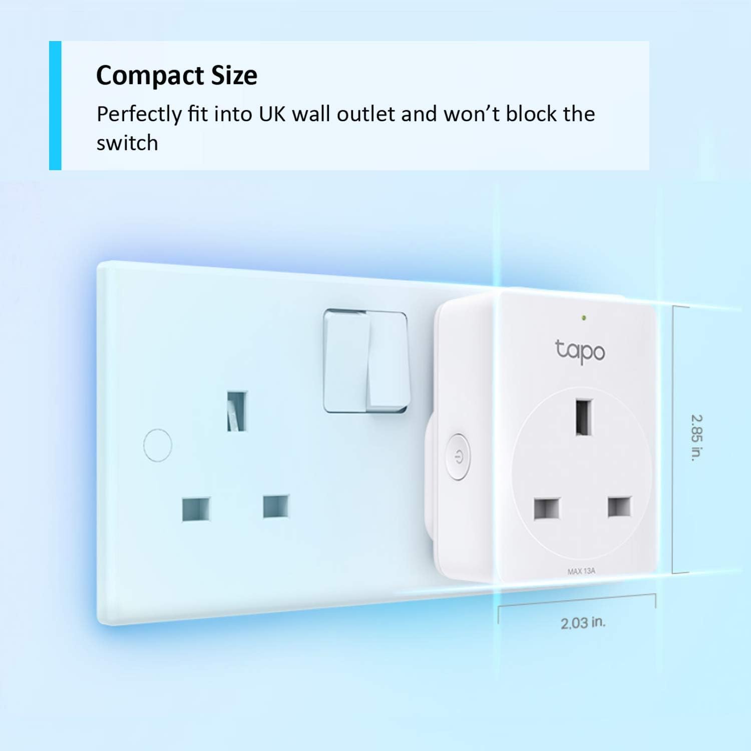 Tapo P100 (4-Pack) Smart Plug, Wi-Fi Plug, App Remote Control, Alexa Plug, Voice...
