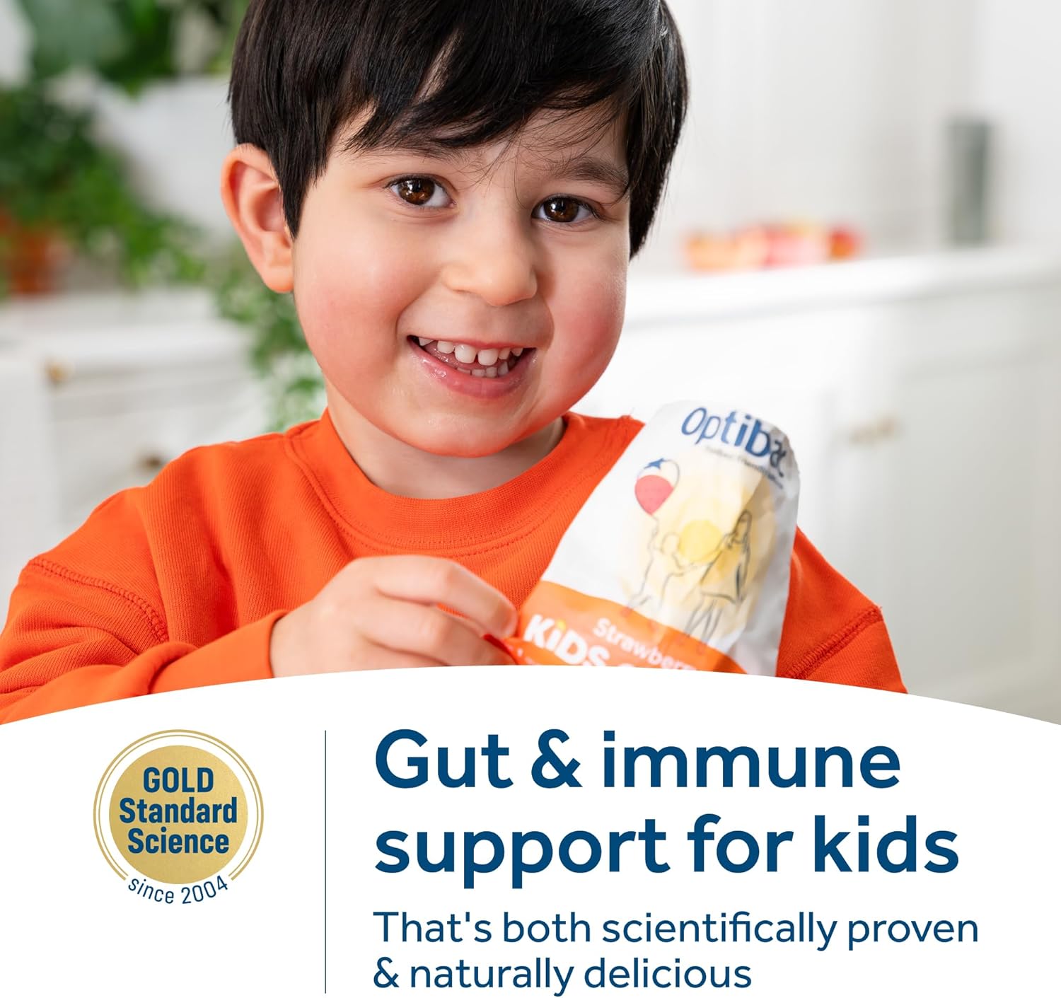 Optibac Probiotics Kids Probiotic Gummies - Vitamin D & Calcium for Immune Suppo...