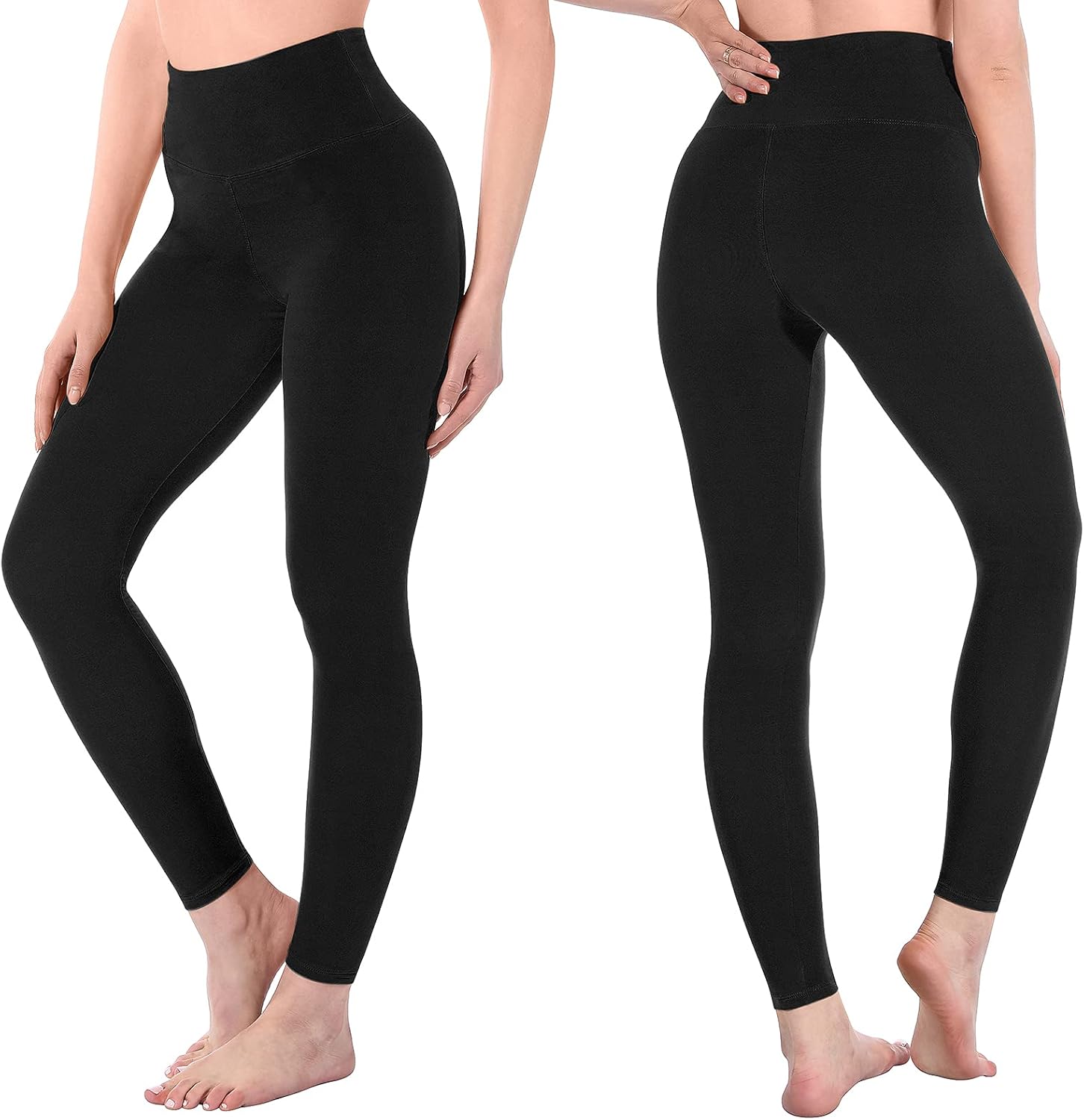 SINOPHANT High Waisted Leggings for Women, Buttery Soft Elastic Opaque Tummy Con...