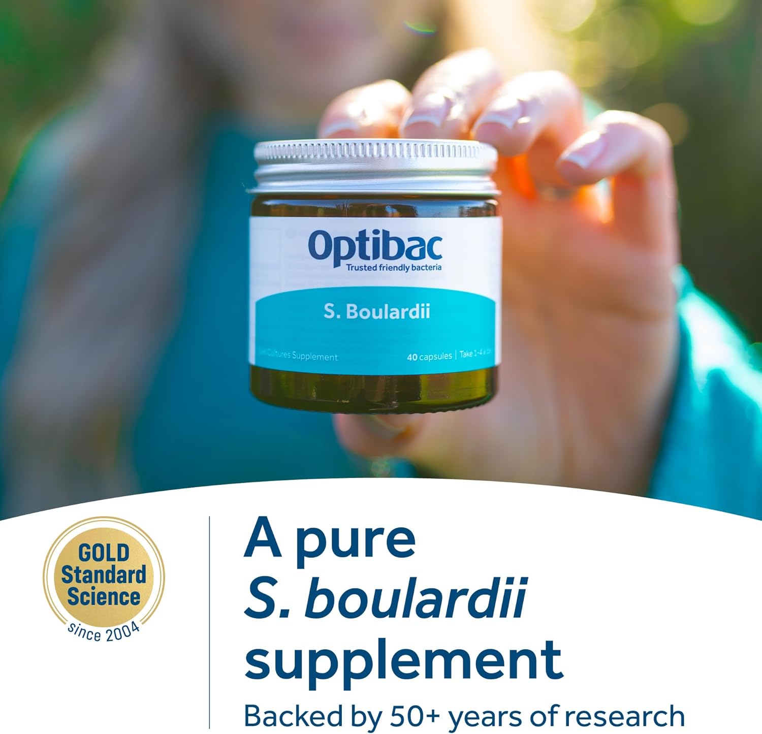 Optibac Probiotics Saccharomyces Boulardii - Vegan Digestive Probiotic Supplemen...