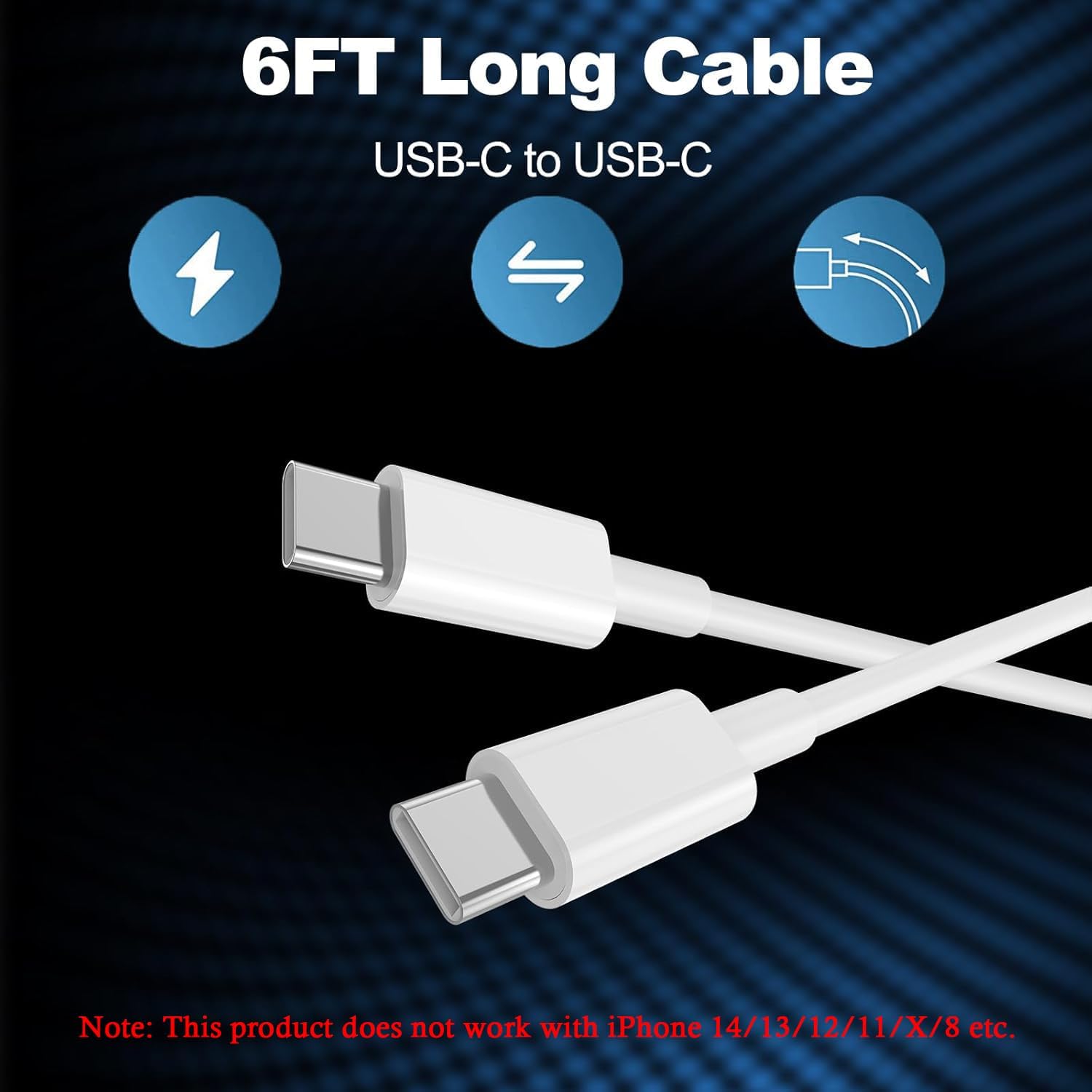 iPhone 17 16 15 Charger Fast Charging,2Pack 20W Apple iPad USB C Wall Chrager Bl...