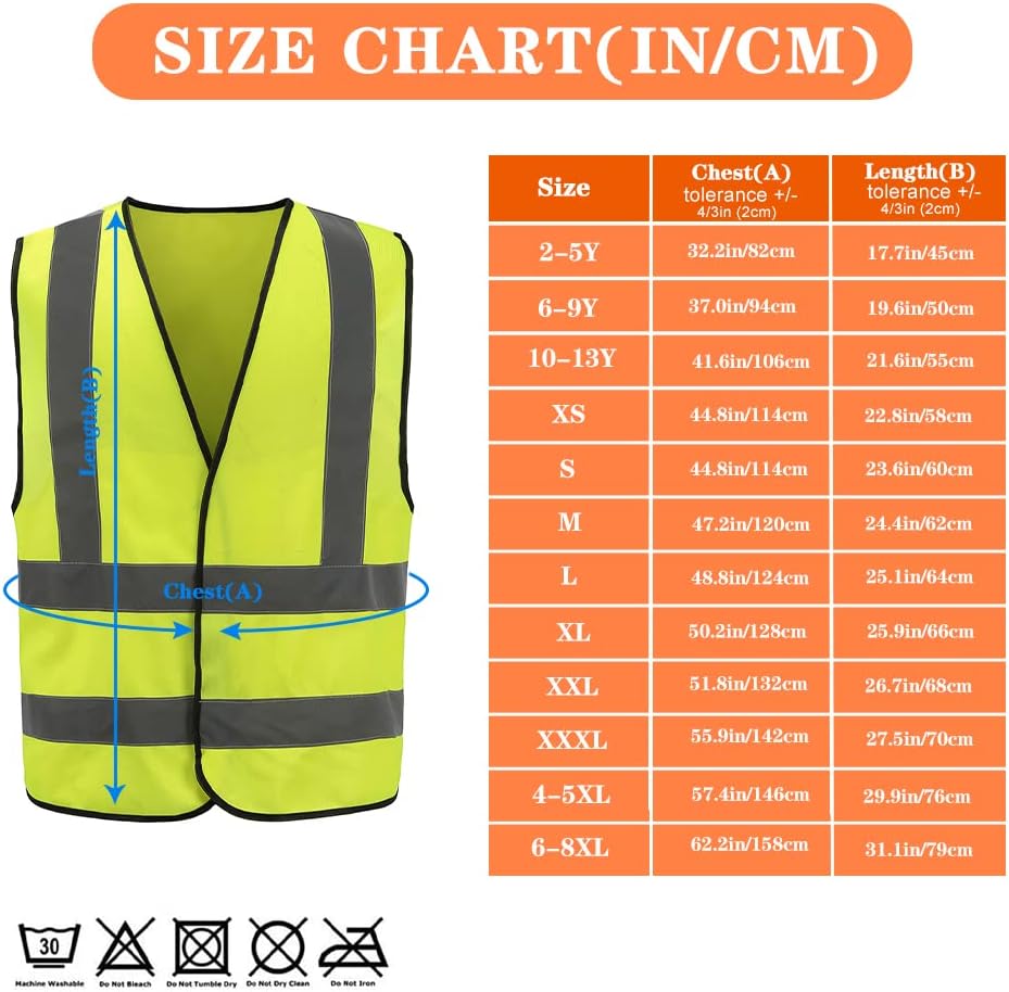 12 Colors Optional hi vis Reflective Vest High Visibility hi viz vis Executive W...