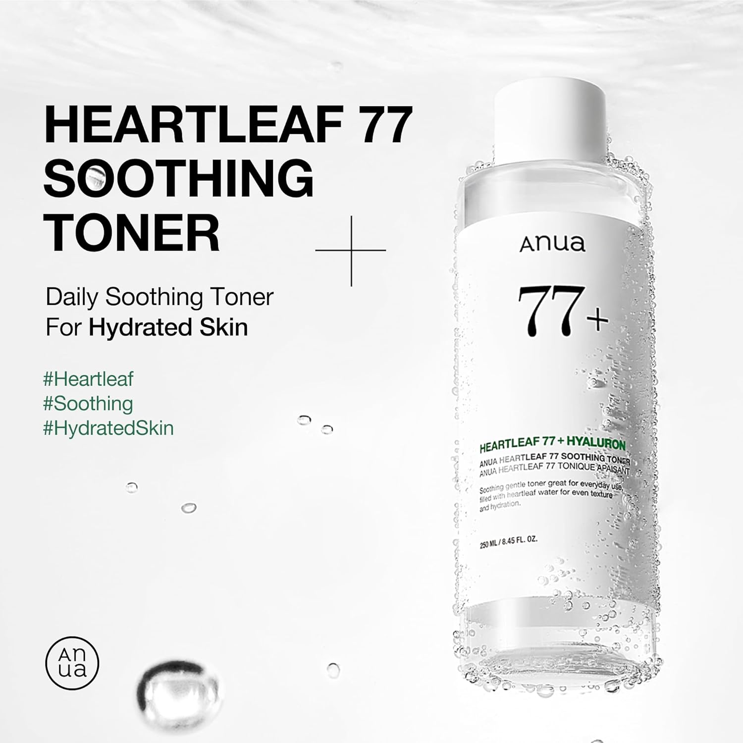 ANUA Heartleaf 77 Soothing Toner, Moisturizing & Calming Facial Toner for Glass...