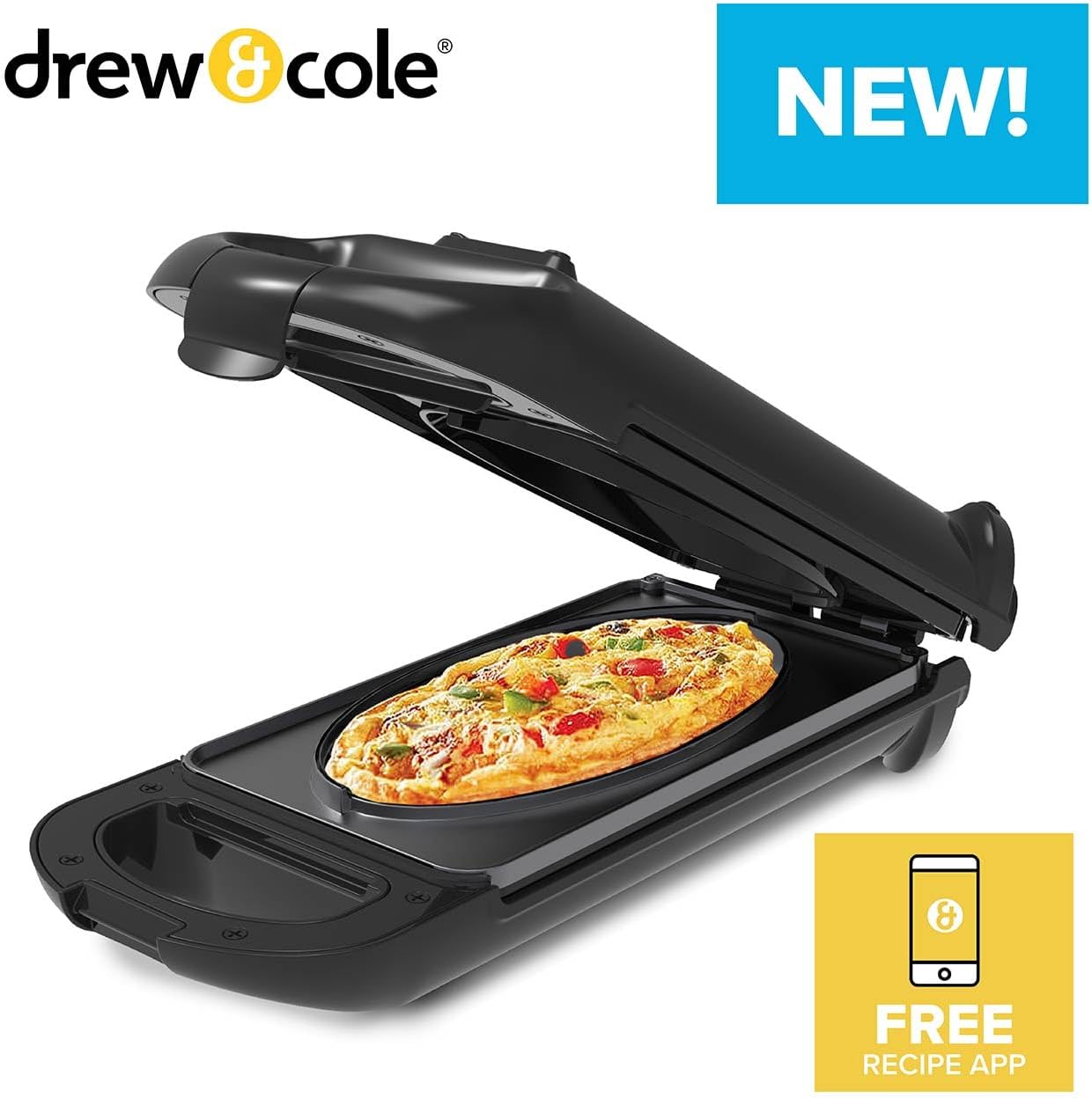 5 Minute CleverChef - 700W - Non-Stick Multicooker - Great for Steaks, Omelettes...