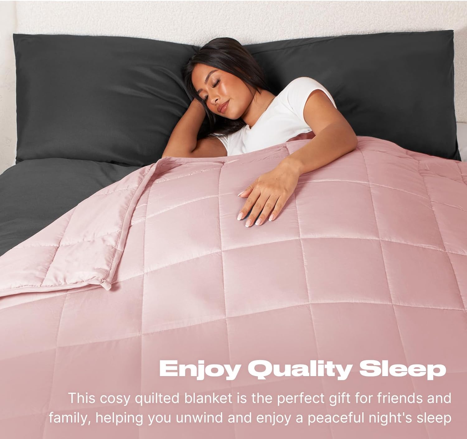 Brentfords Weighted Blanket 4kg for Adults Therapy Anxiety Autism Sensory Insomn...