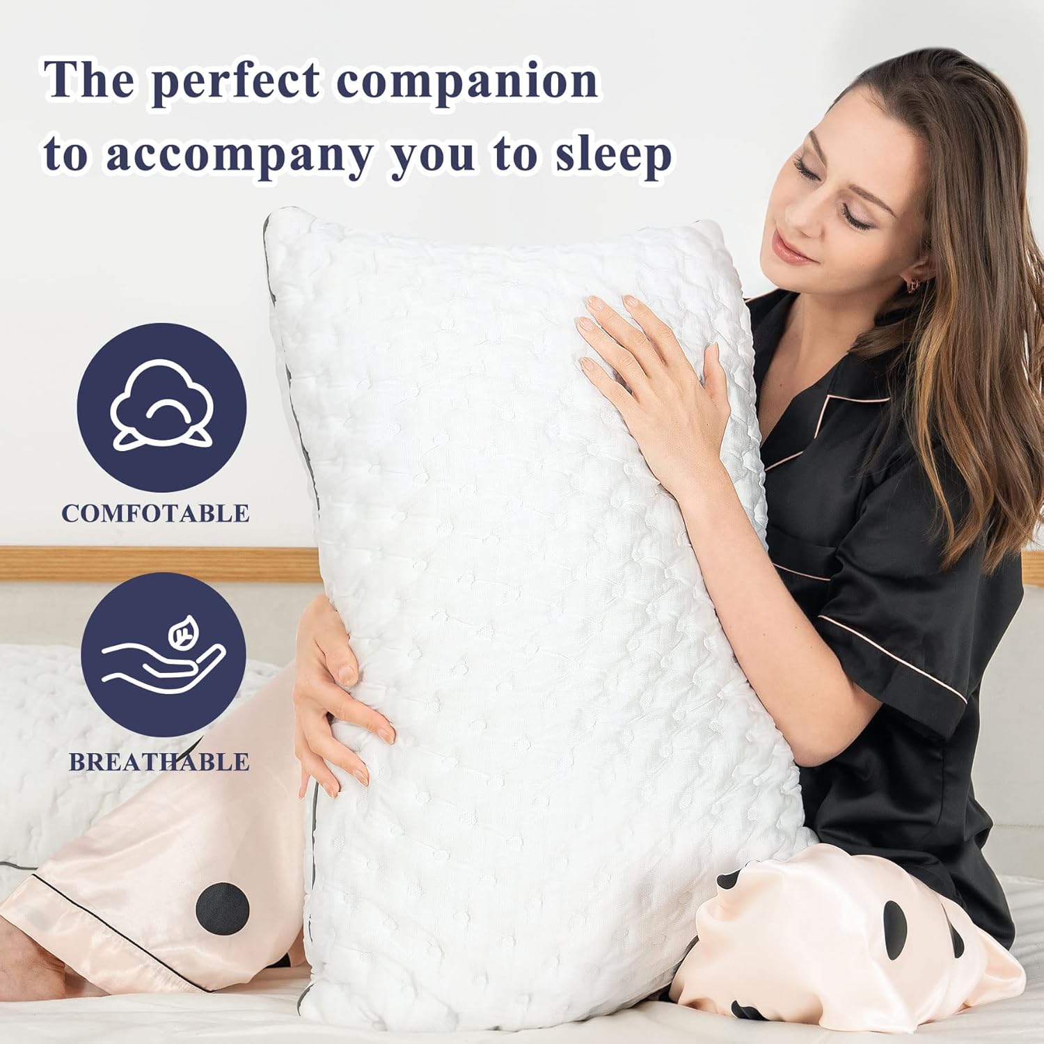 BedStory Pillows - Shredded Memory Foam Pillow for Neck and Shoulder Pain Relief...