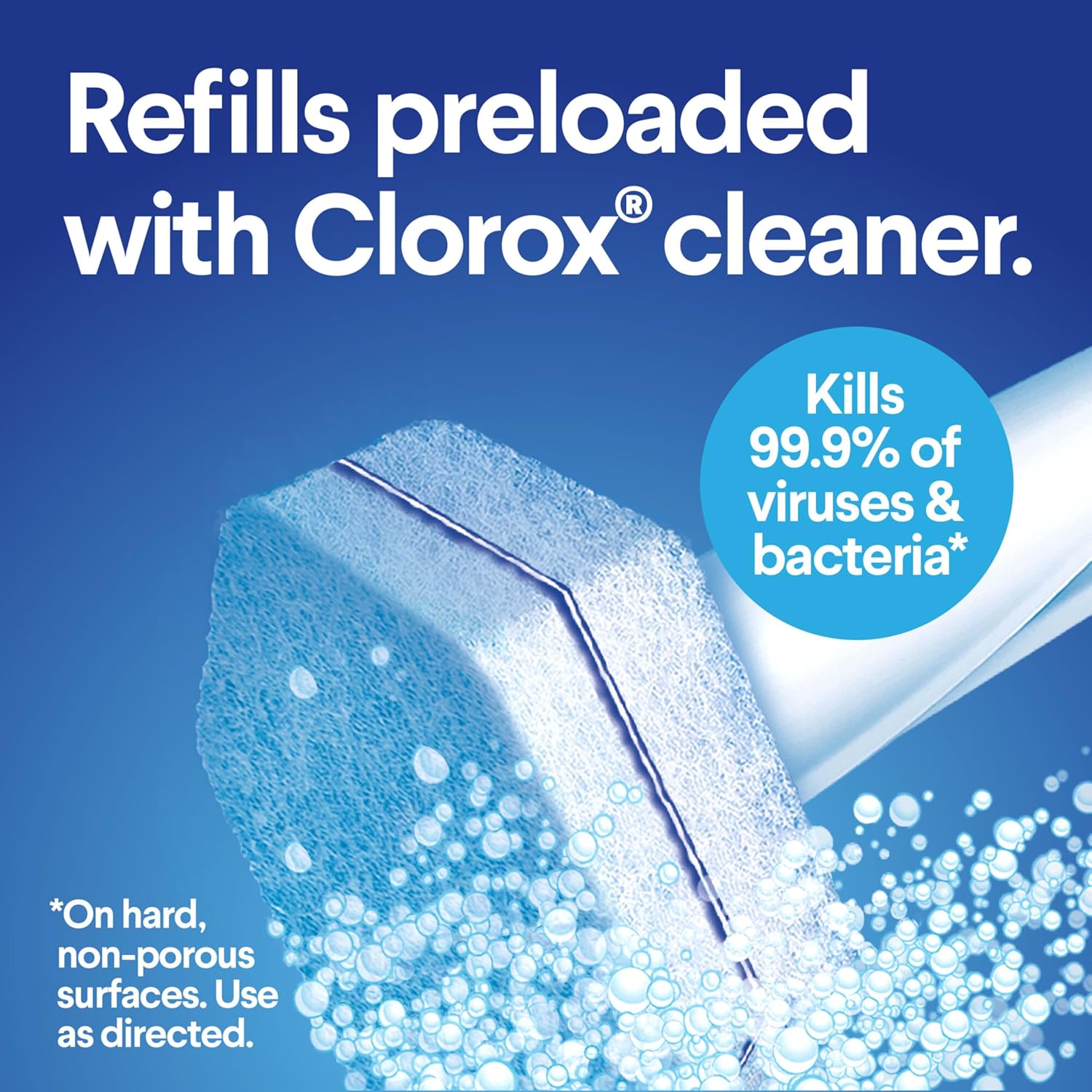 Clorox ToiletWand Disinfecting Refills, Disposable Wand Heads, 30 Count (Package...