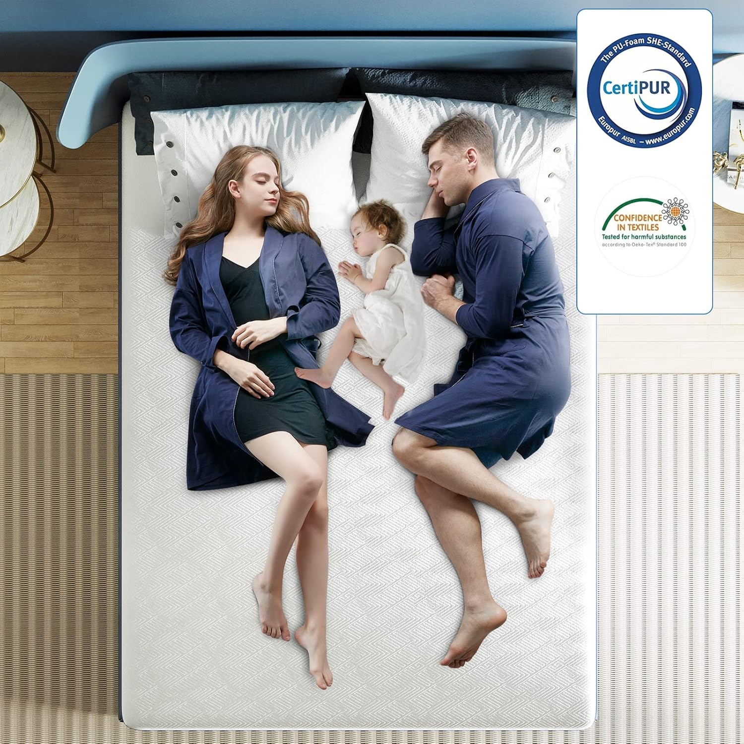 wowttrelax Super King Mattress, 8 inch super king size mattress Memory Foam 6FT...