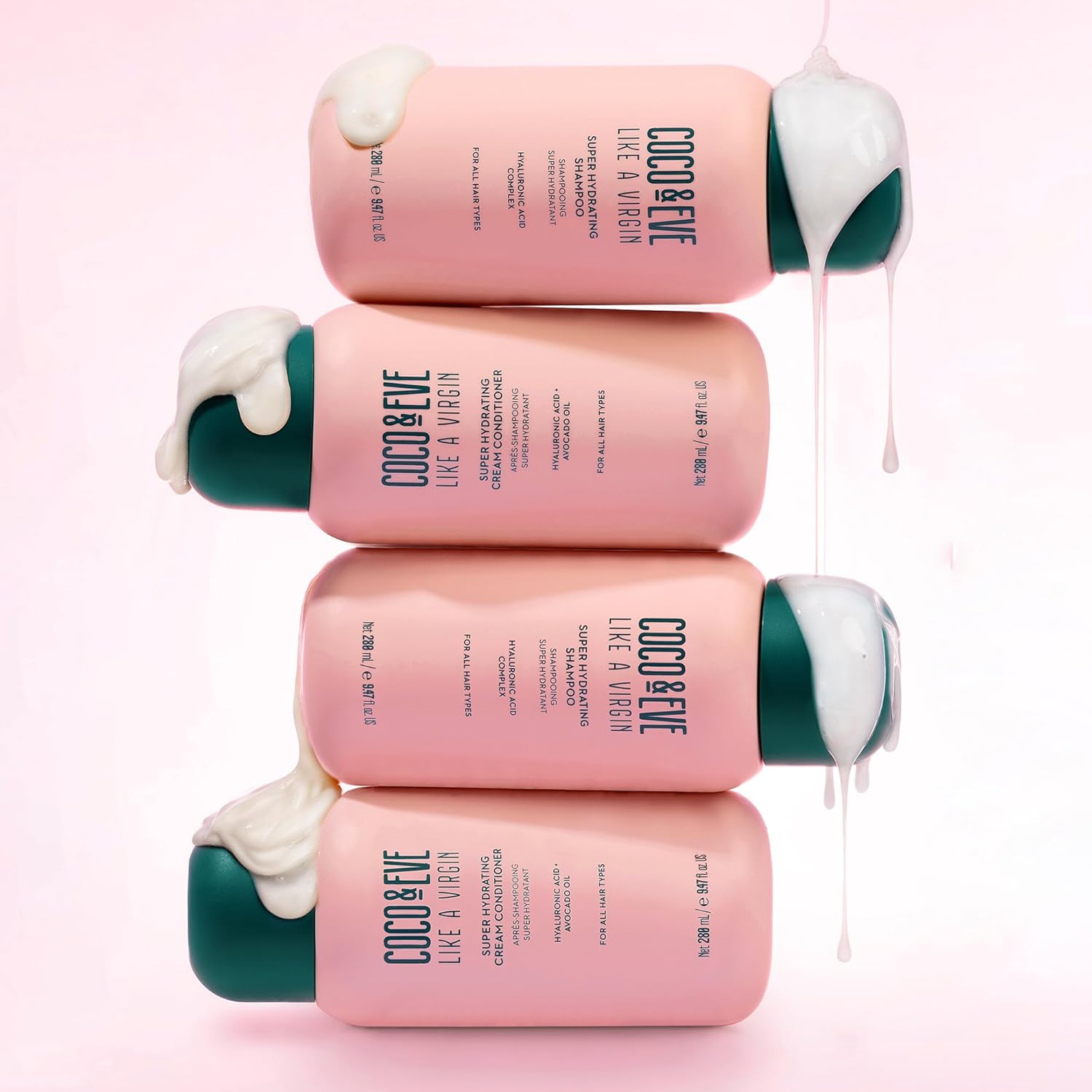 Coco & Eve Like A Virgin Shampoo & Conditioner Bundle Kit - Natural, Sulfate fre...