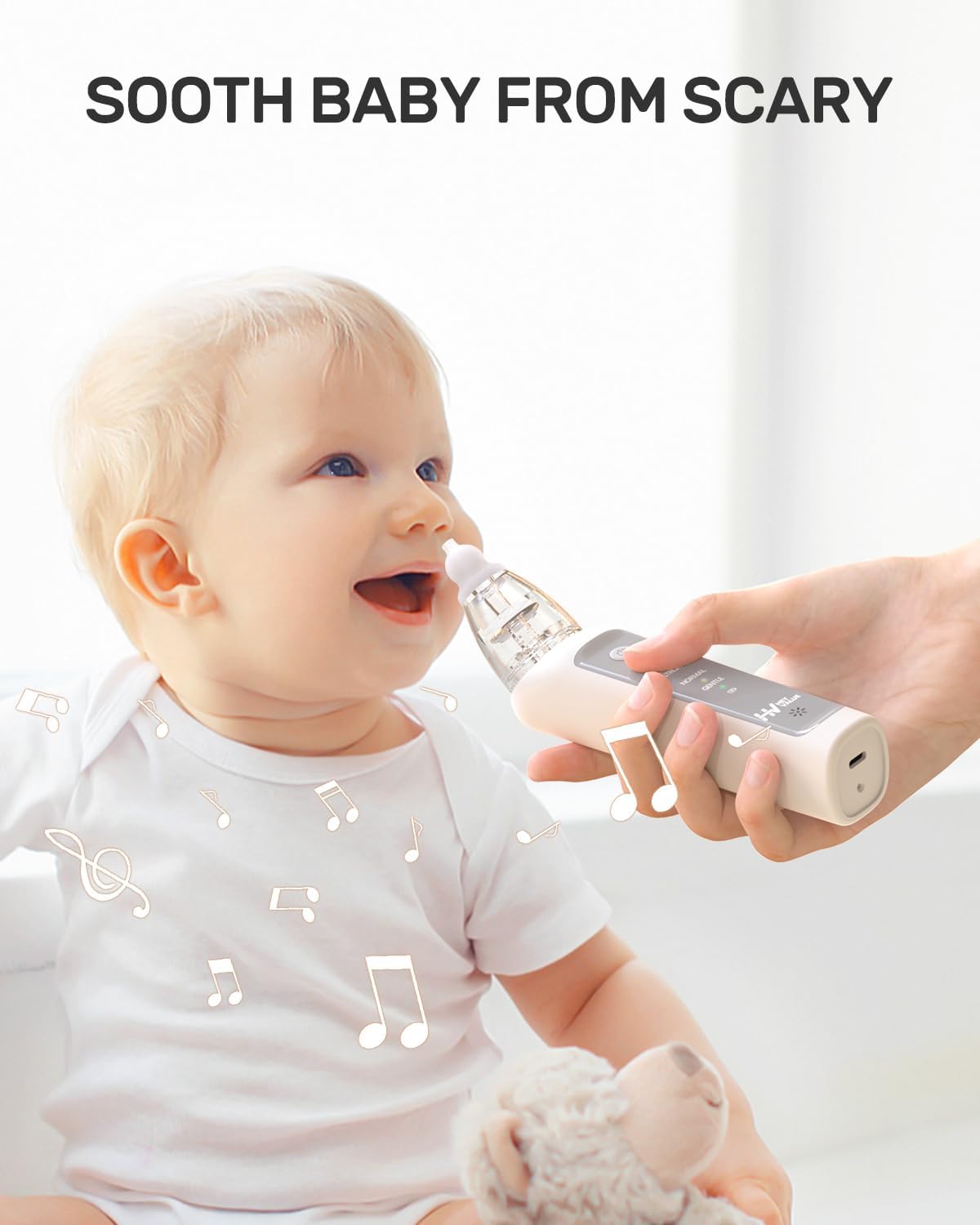 Nasal Aspirator for Baby, Baby Nose Sucker, Electric Nasal Aspirator for Toddler...