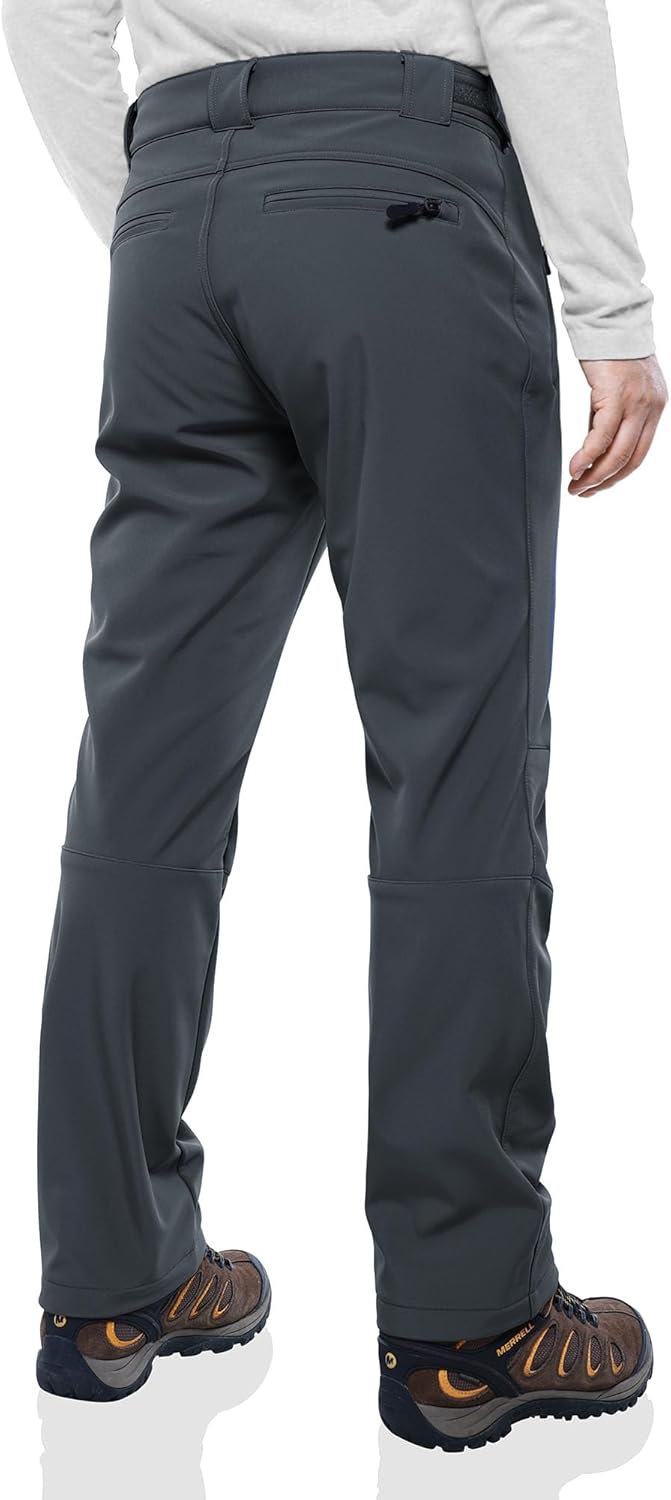 Premium Outdoor Ventures Mens Waterproof Trousers, Innovative Warm Fleece Lined...