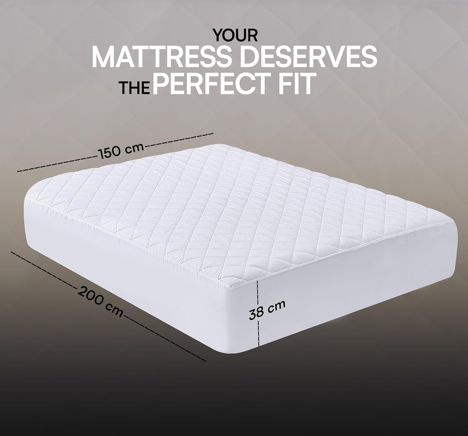 Utopia Bedding Quilted Mattress Protector, Breathable Mattress Pad, Deep Fitted...