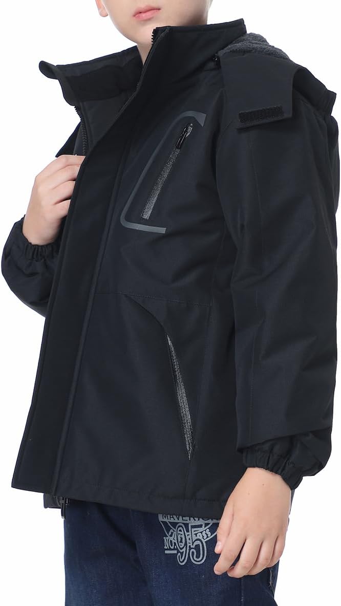 IDTALHZY Kid's Ski Jacket, Special Waterproof Winter Coat for Kids, High-Quality...