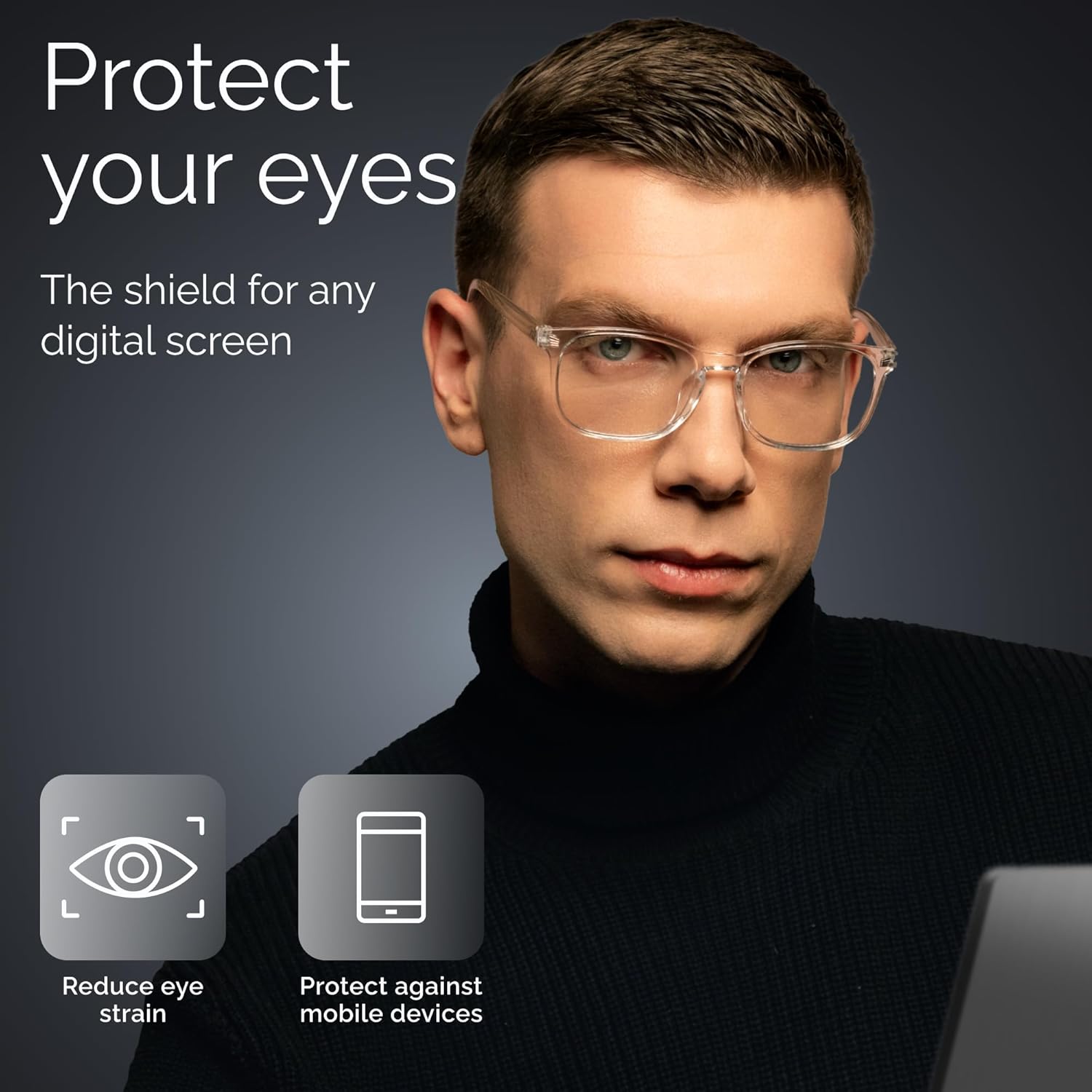 livho High Tech Blue Light Glasses - Advanced Blue Light Blocking Computer Glass...