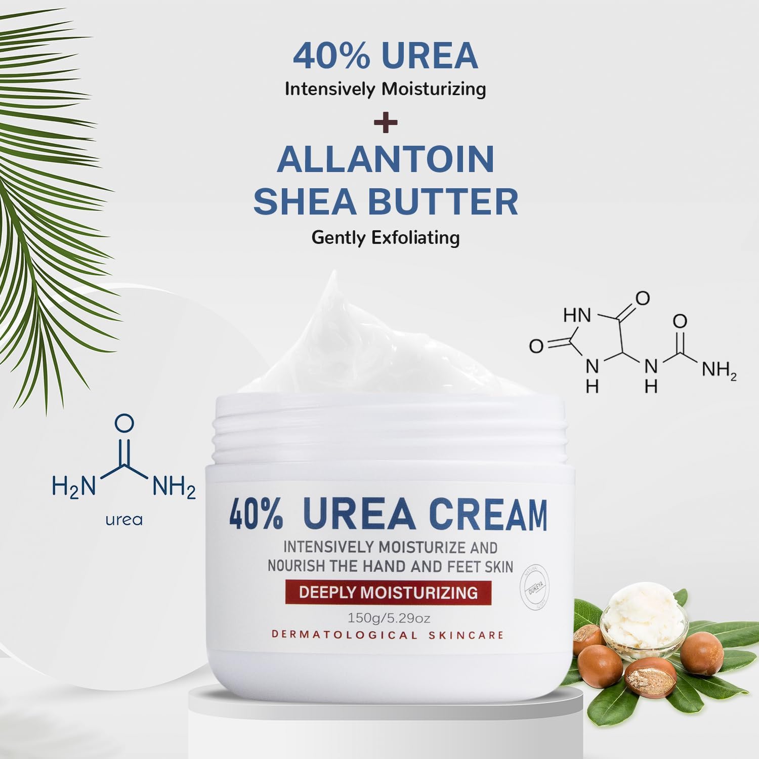 OUKEYA Urea Cream 40 Percent, Urea Foot & Hand Cre...