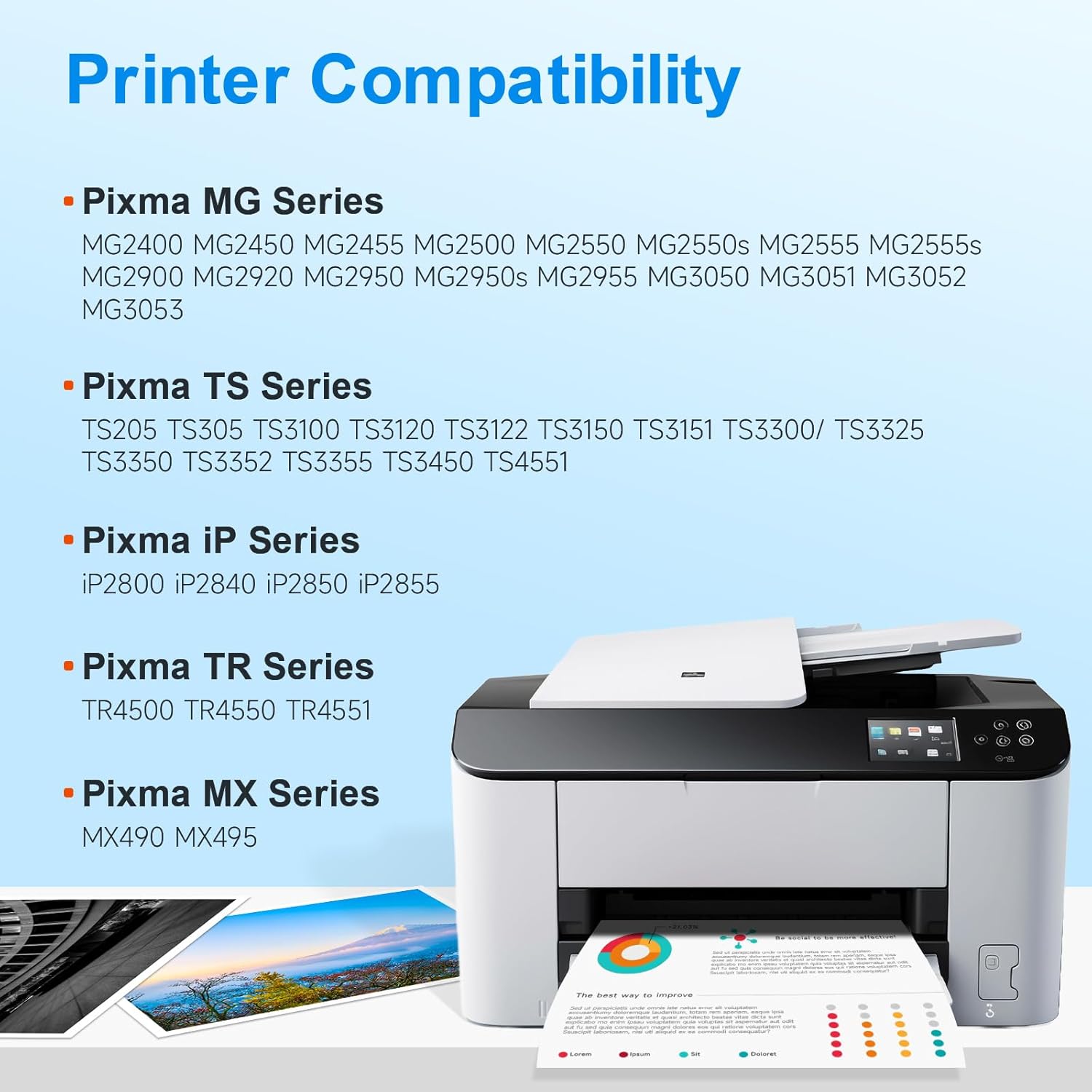 PG-545 CL-546 Ink Cartridge, Special Remanufactured Ink for Canon 545 546, Uniqu...